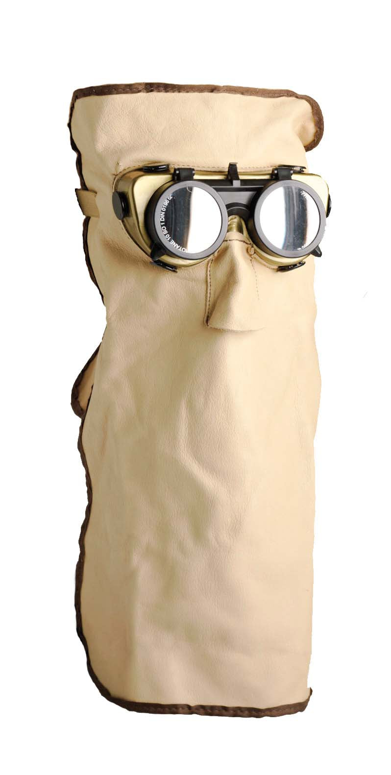 Svejsemaske læder 450 mm