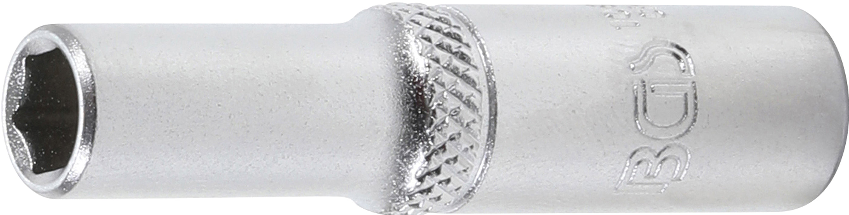 Topnøgle sekskant, dyb | 6,3 mm (1/4") | 1/4"