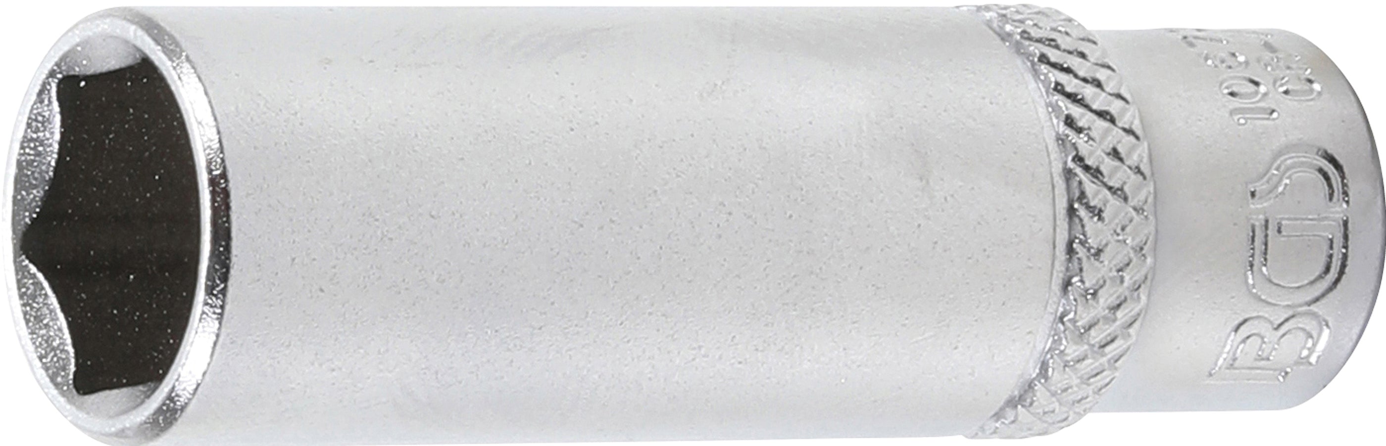 Topnøgle sekskant, dyb | 6,3 mm (1/4") | 7/16"