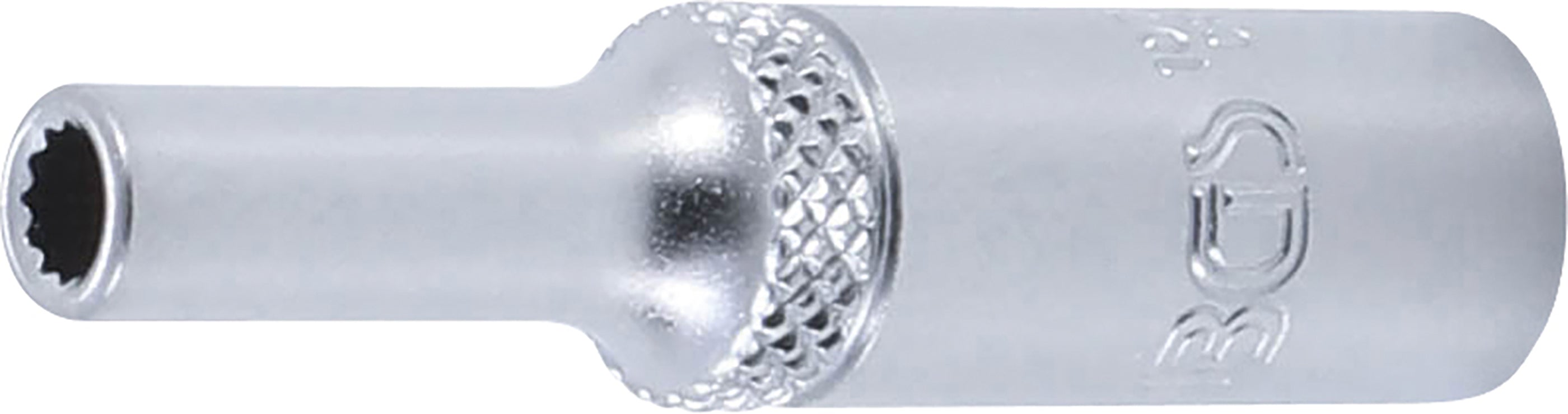 Sekskantet topnøgle, dyb | 6,3 mm (1/4") | 4 mm