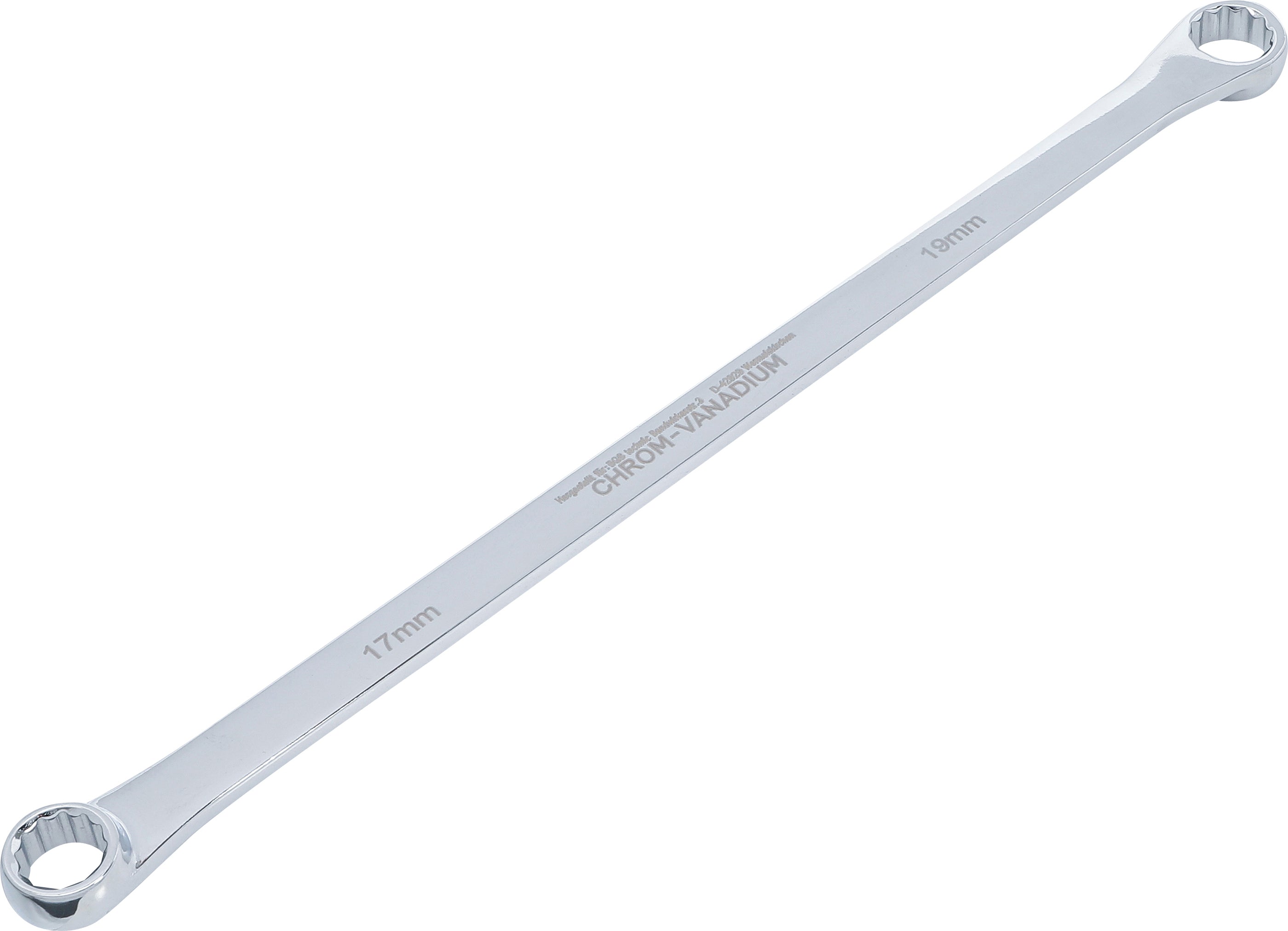 Dobbelt ringnøgle | ekstra lang | 17 x 19 mm