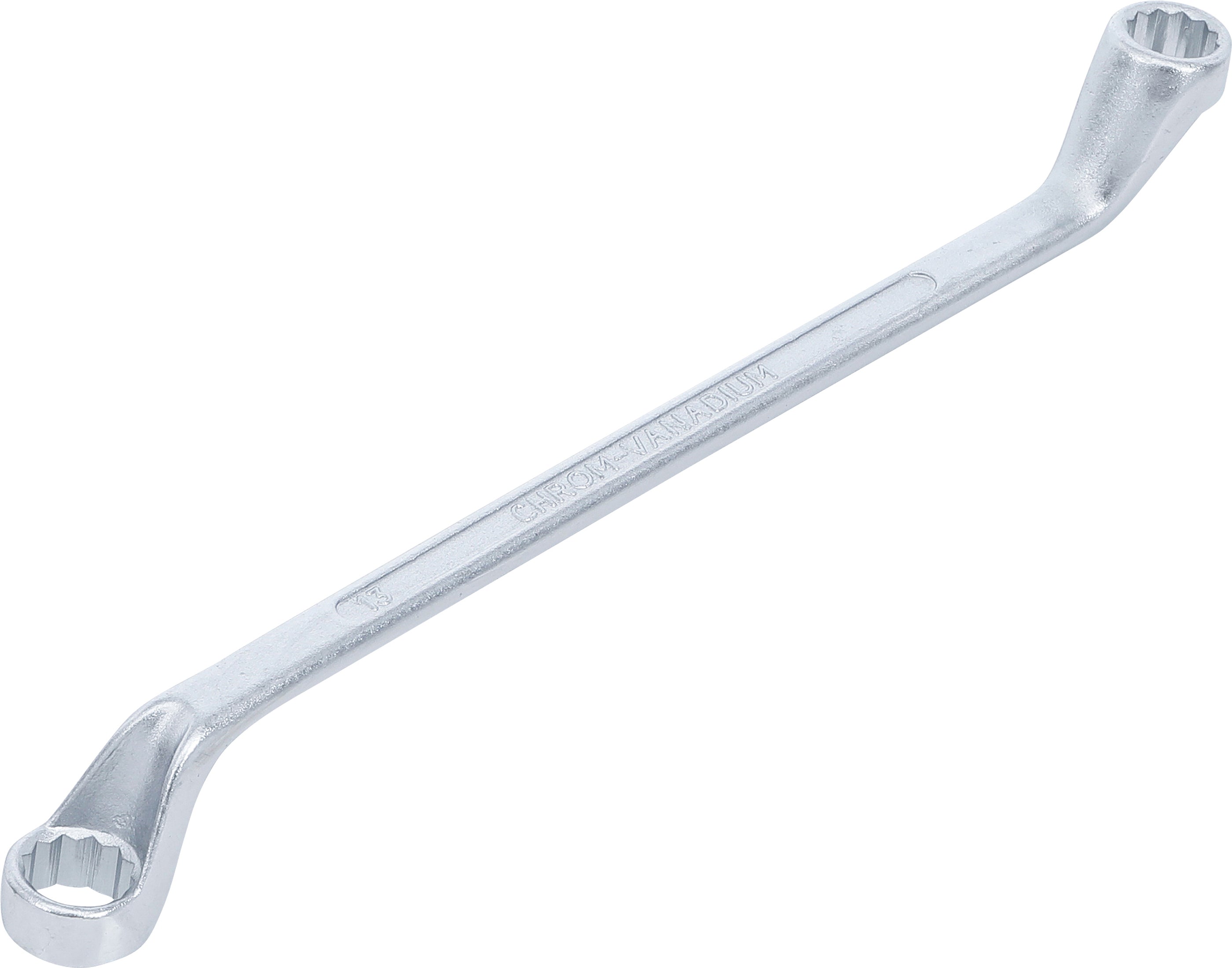 Dobbelt ringnøgle, bøjet | 12 x 13 mm