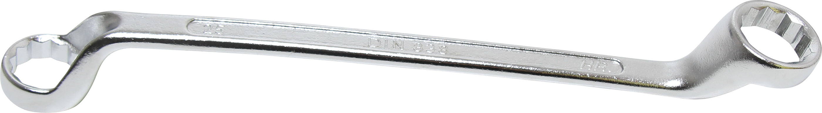 Dobbelt ringnøgle, bøjet | 25 x 28 mm