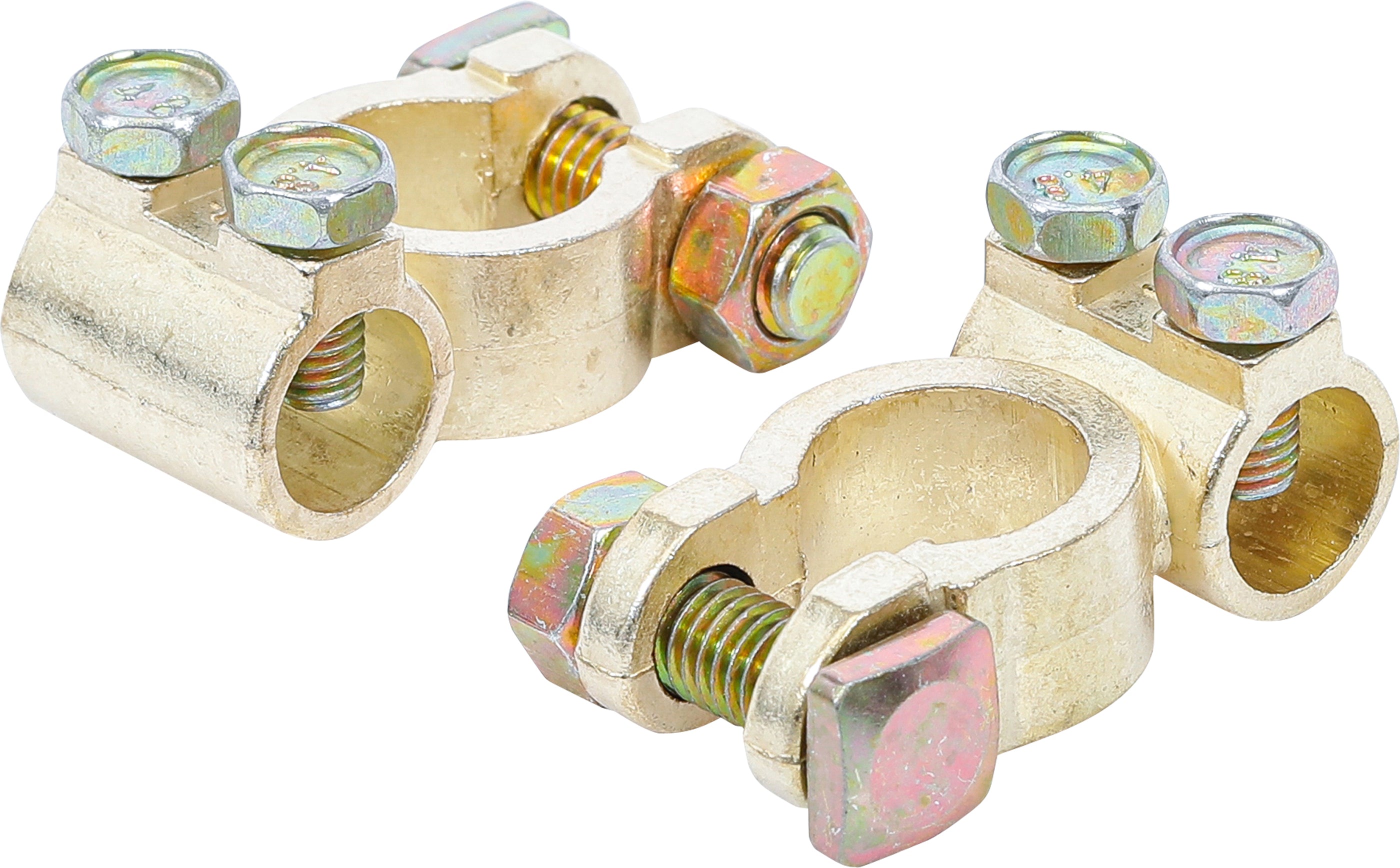 Runde batterikontakter, sortiment