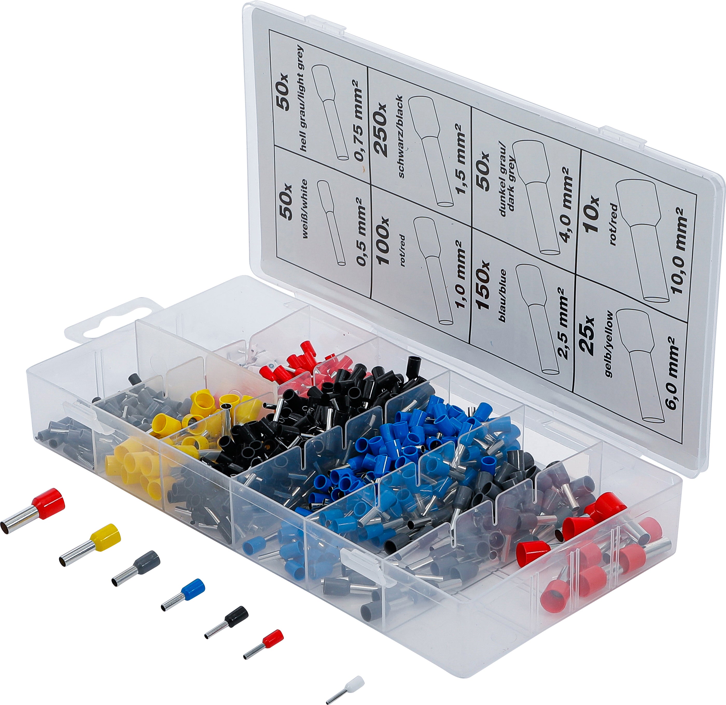 Endemuffer, sortiment | isoleret | 685 stk.