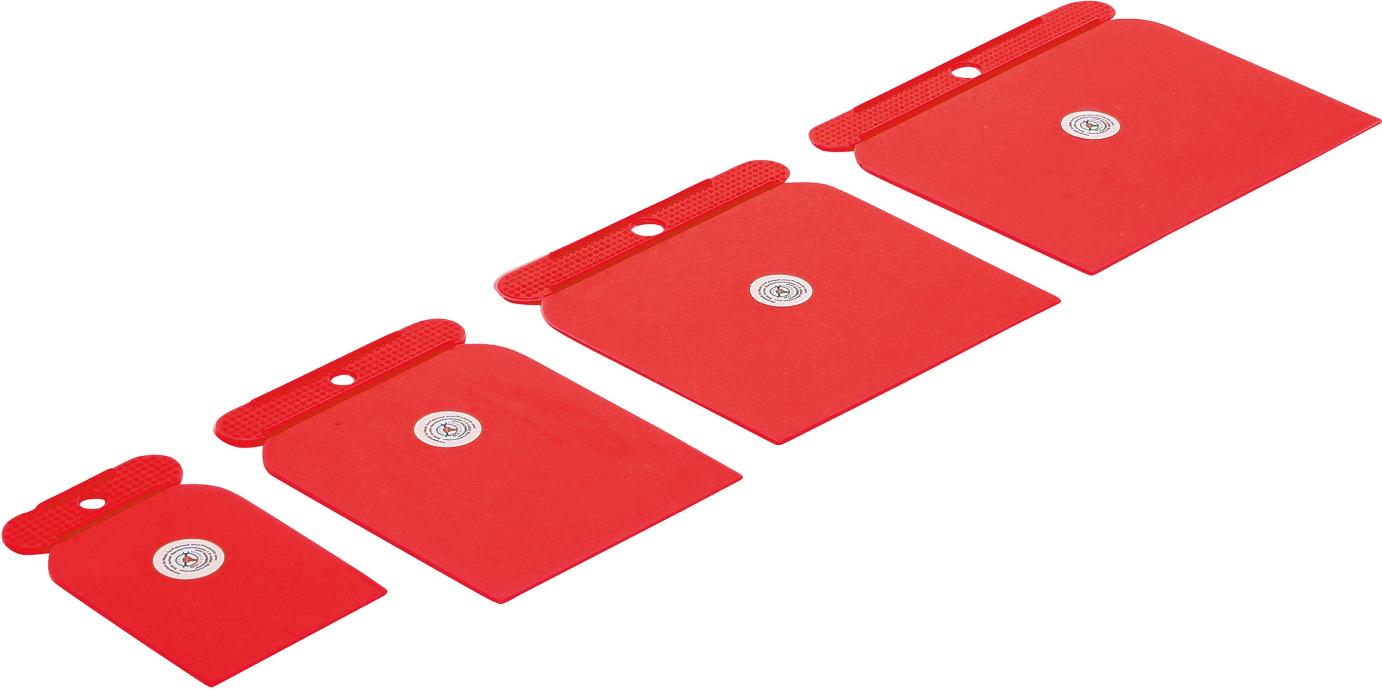 Japan-Spackel-sats | Plast | 50 / 80 / 100 / 120 mm | 4 delar