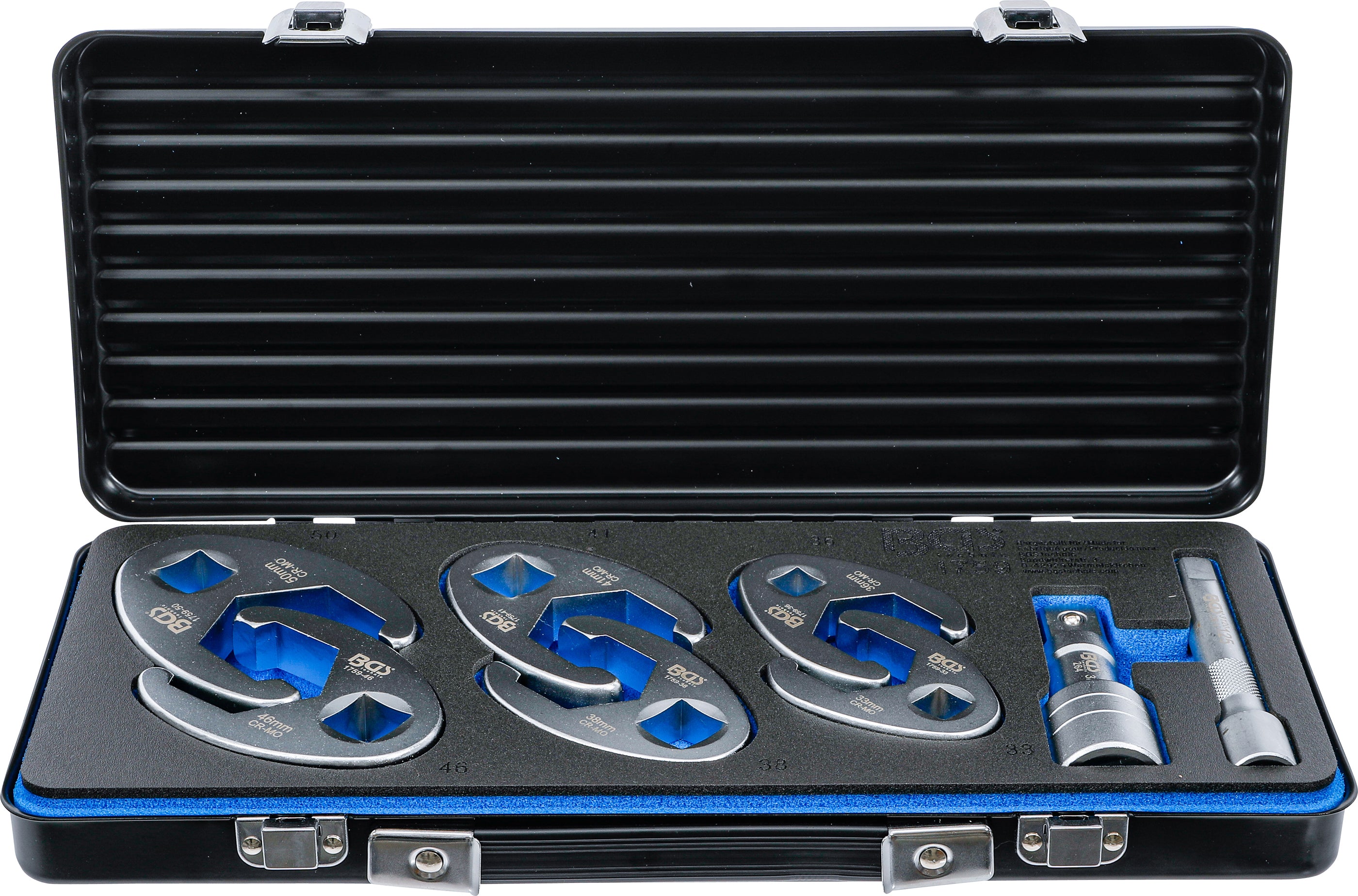 Kragefodsnøglesæt | 12,5 mm (1/2") / 20 mm (3/4") | 8 dele