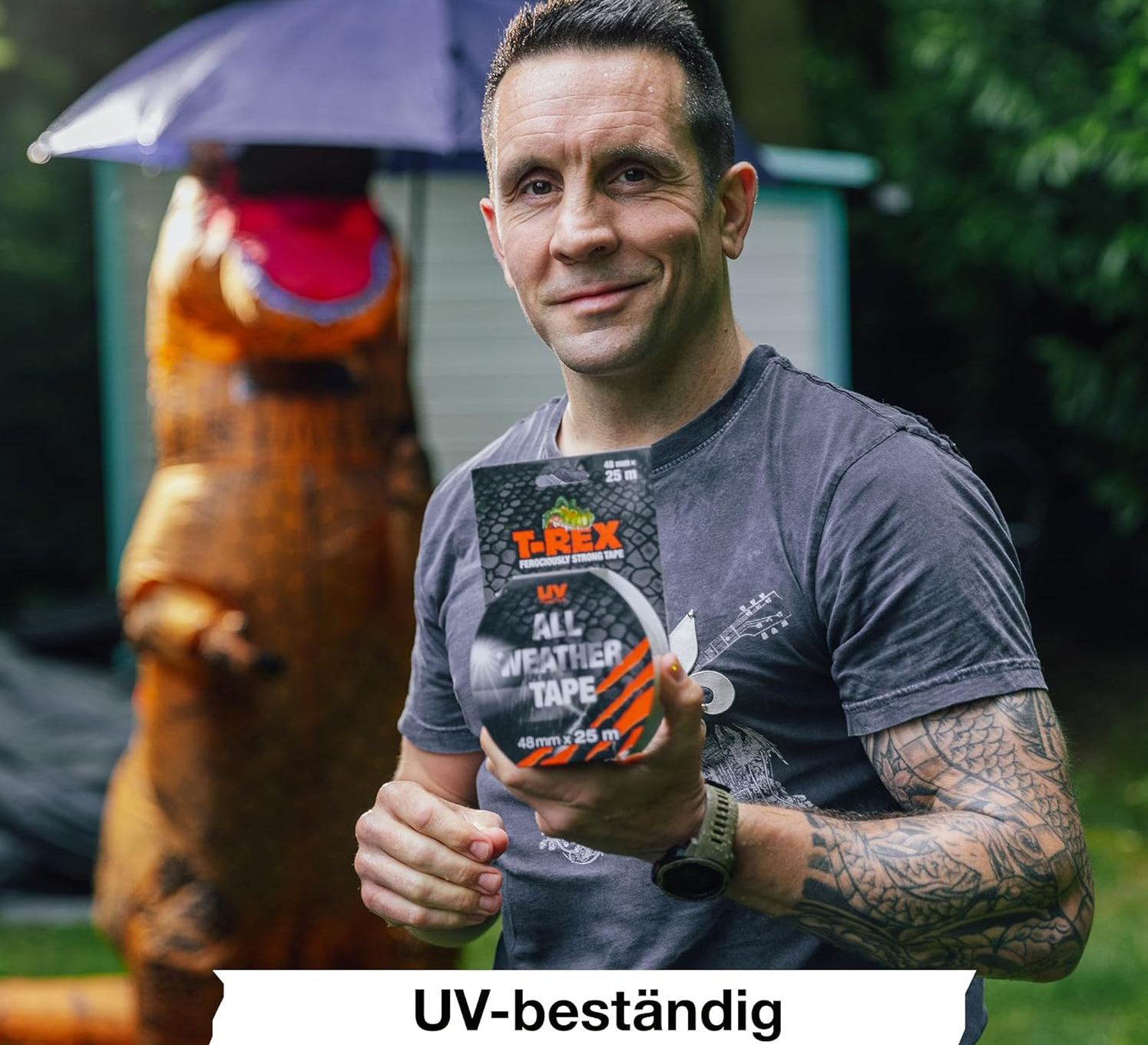 T-Rex al slags vejr-tape 48 mm x 25 m (6 stk./pakke)