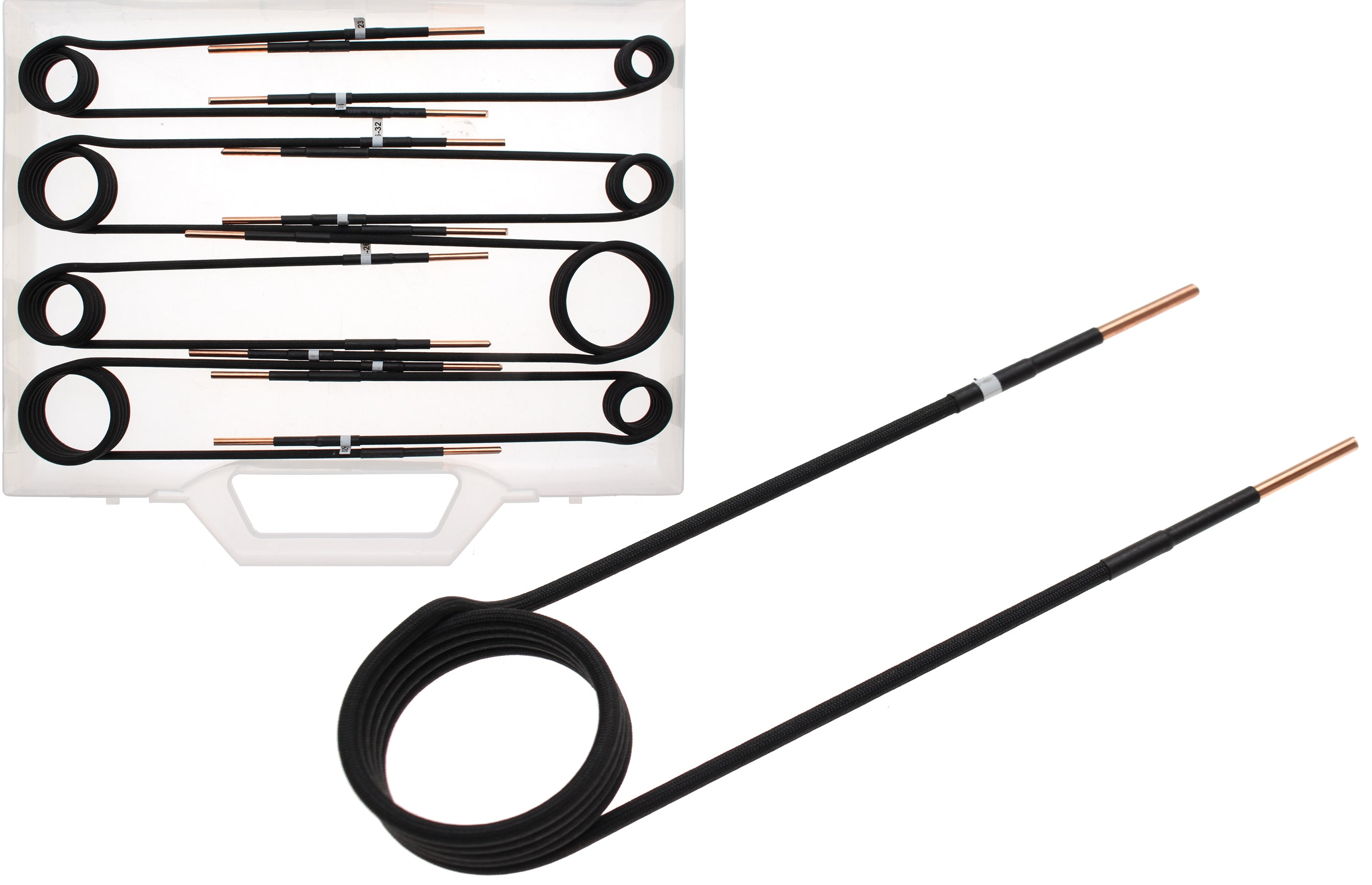 Induktionsspolesæt til induktionsvarmere | Lige form | til BGS 2169, 3390, 3391 | 8 dele