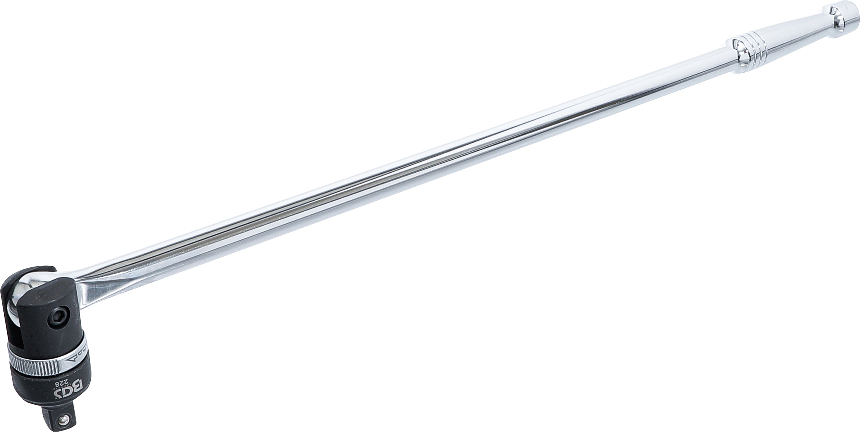 Artikuleret håndtag med justerbart skraldehoved | 12,5 mm (1/2") | 620 mm