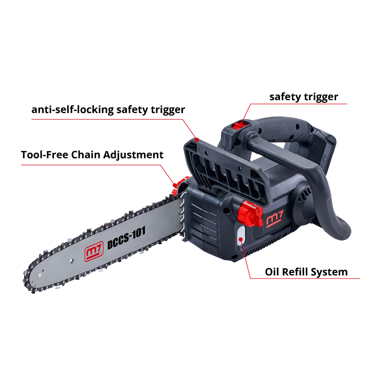 m7 Motorsav 2400 o/min 18V ekskl. batteri og oplader