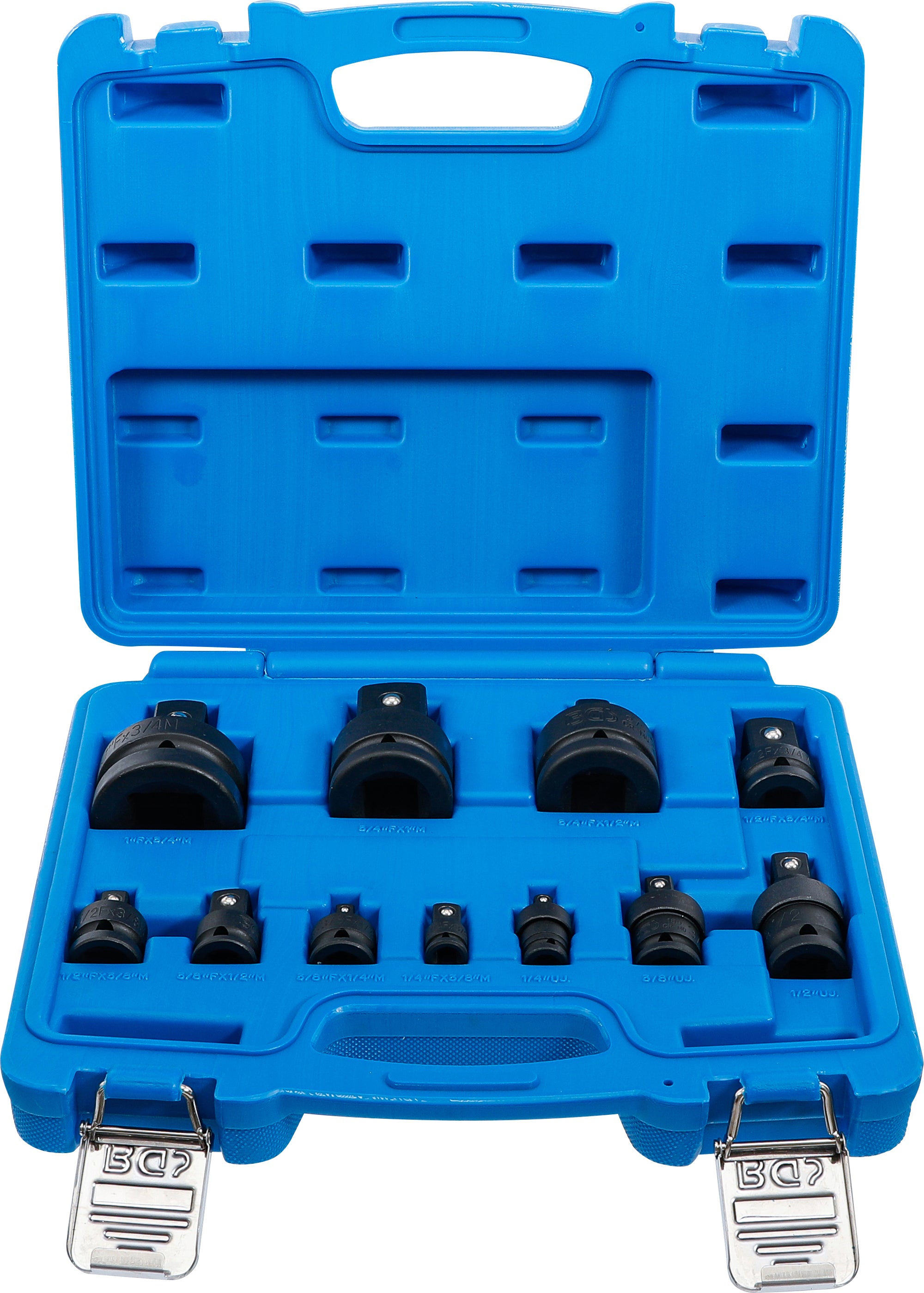 Strømadapter og kugleledssæt | 6,3 mm (1/4") - 25 mm (1") | 11 dele