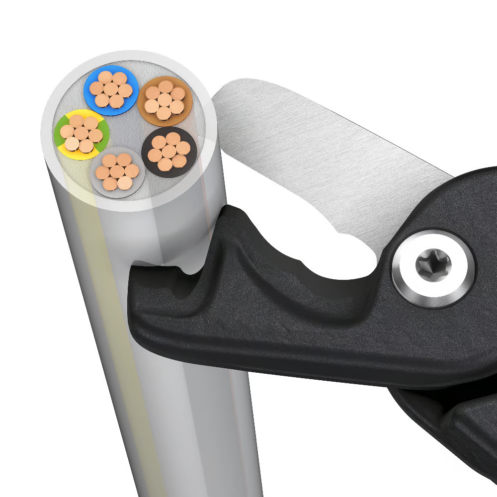 KNIPEX KNIPEX StepCut® XL Kabelsaks med trinvis snit