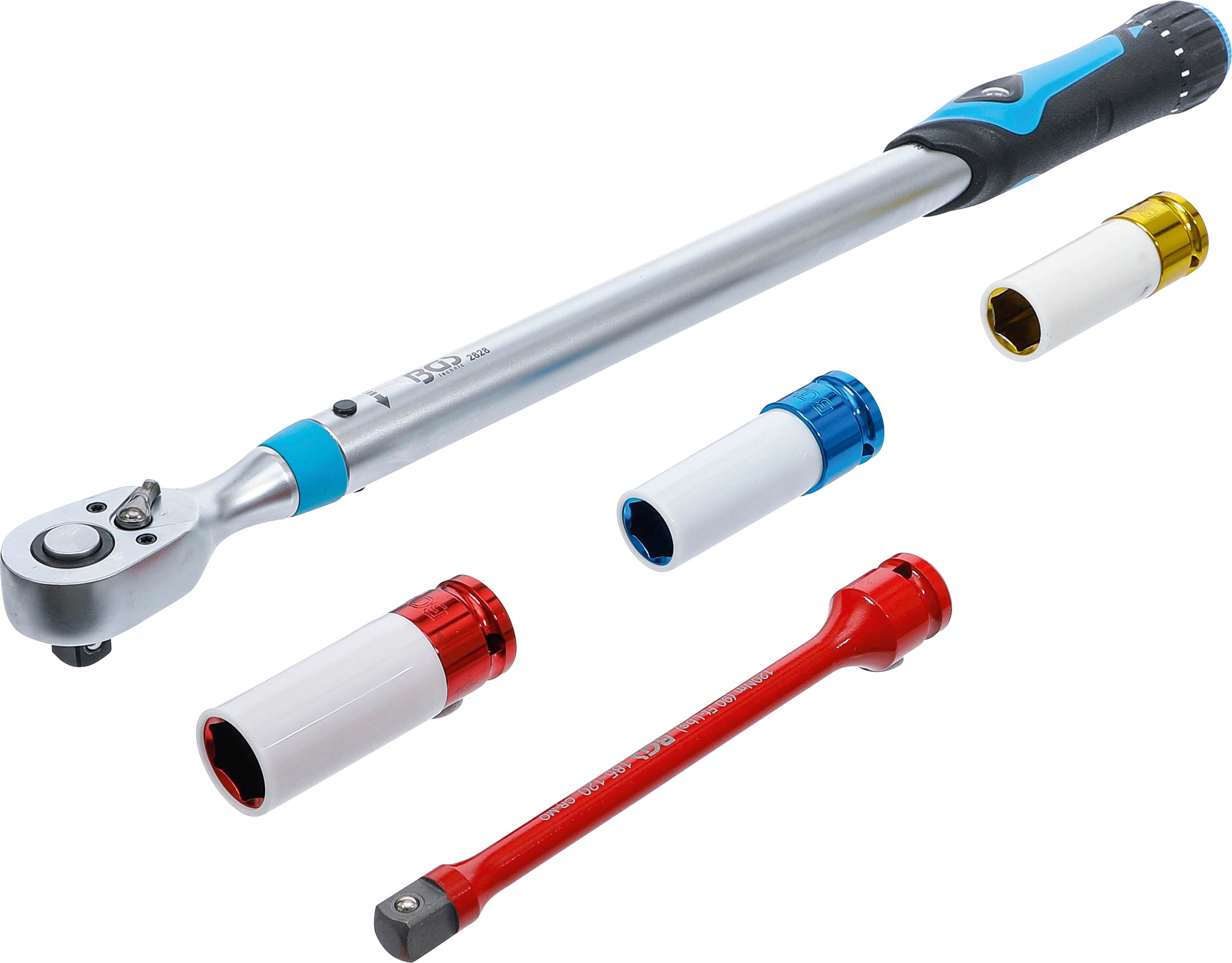 Momentnøglesæt | 12,5 mm (1/2") | 40 - 200 Nm