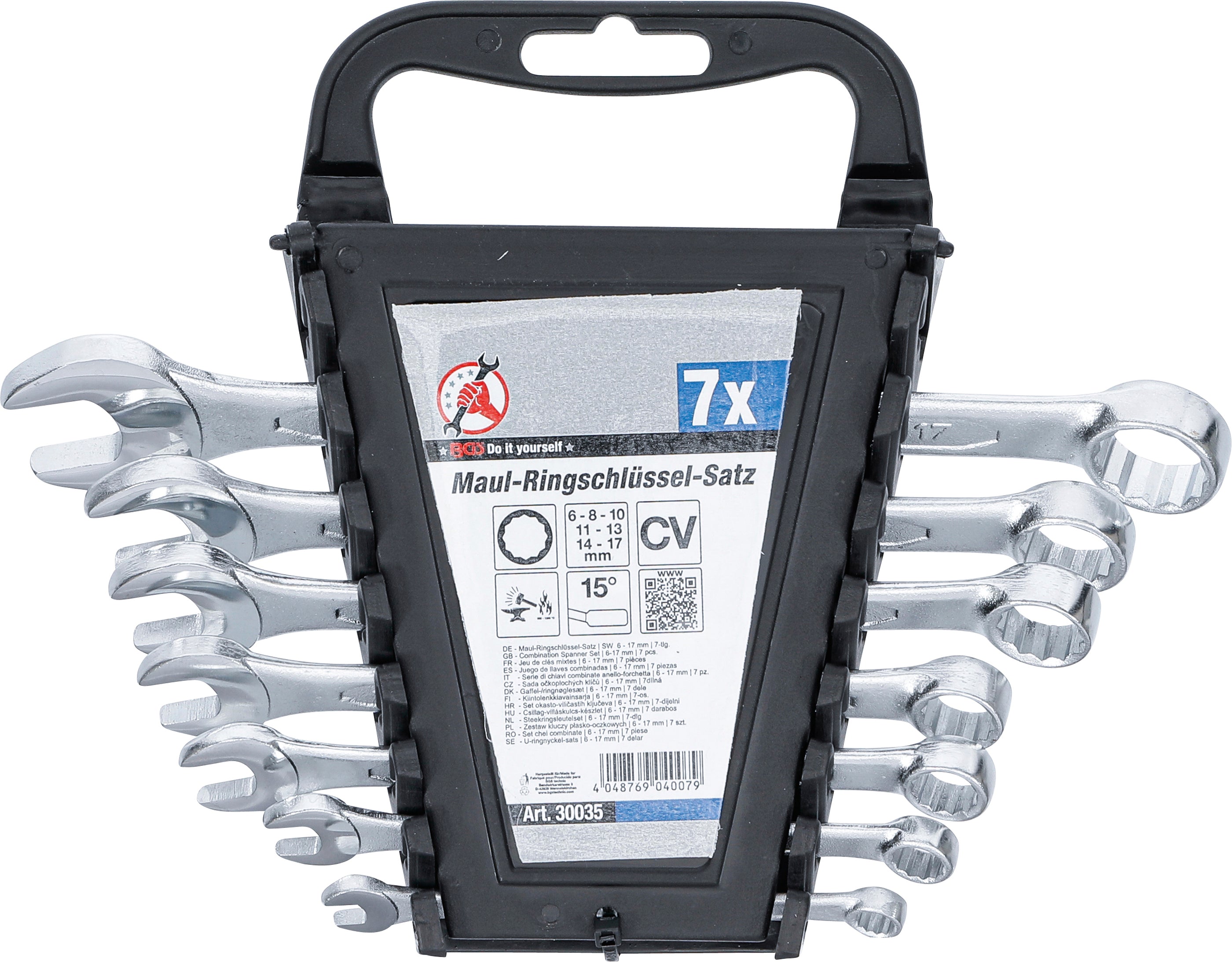 U-ringsnøglesæt | 6 - 17 mm | 7 dele