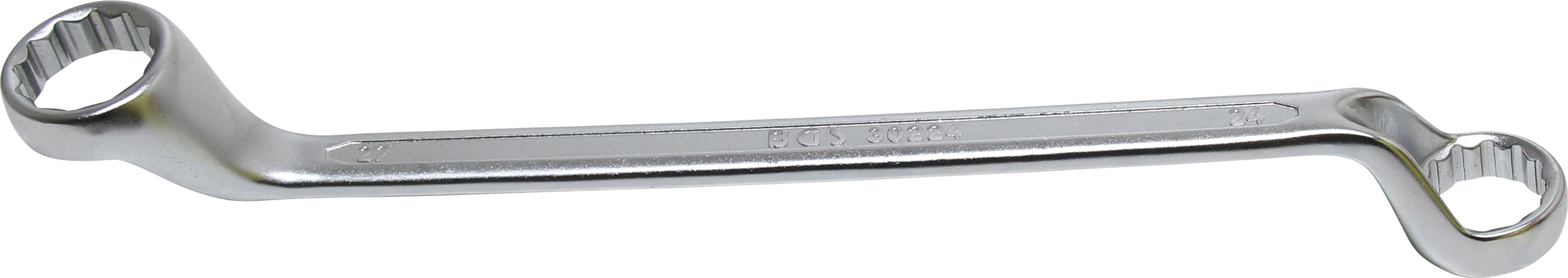 Dubbel-ringnyckel | Djupt bockad | 24 x 27 mm