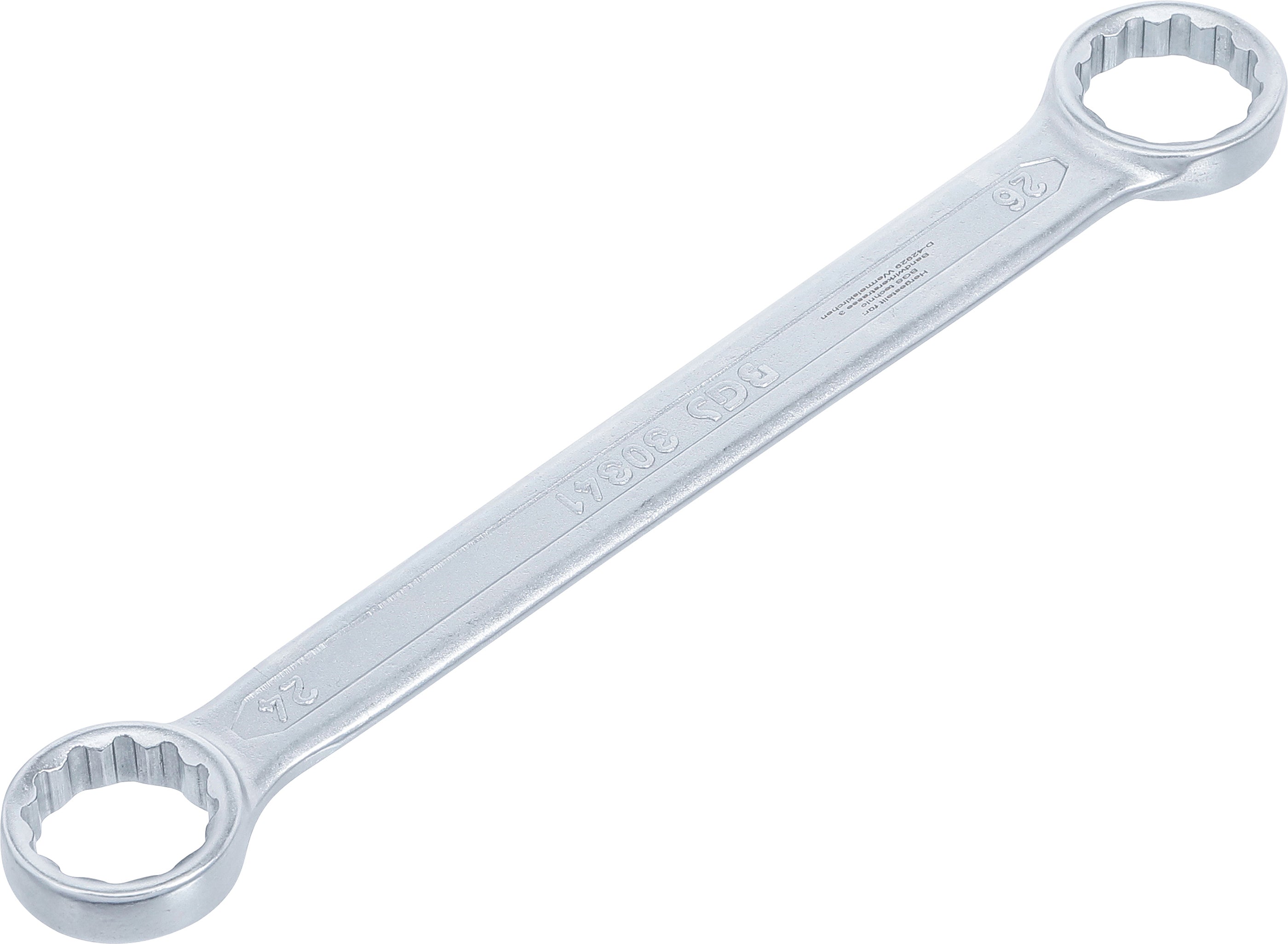 Dobbelt ringnøgle | ekstra flad | 24 x 26 mm