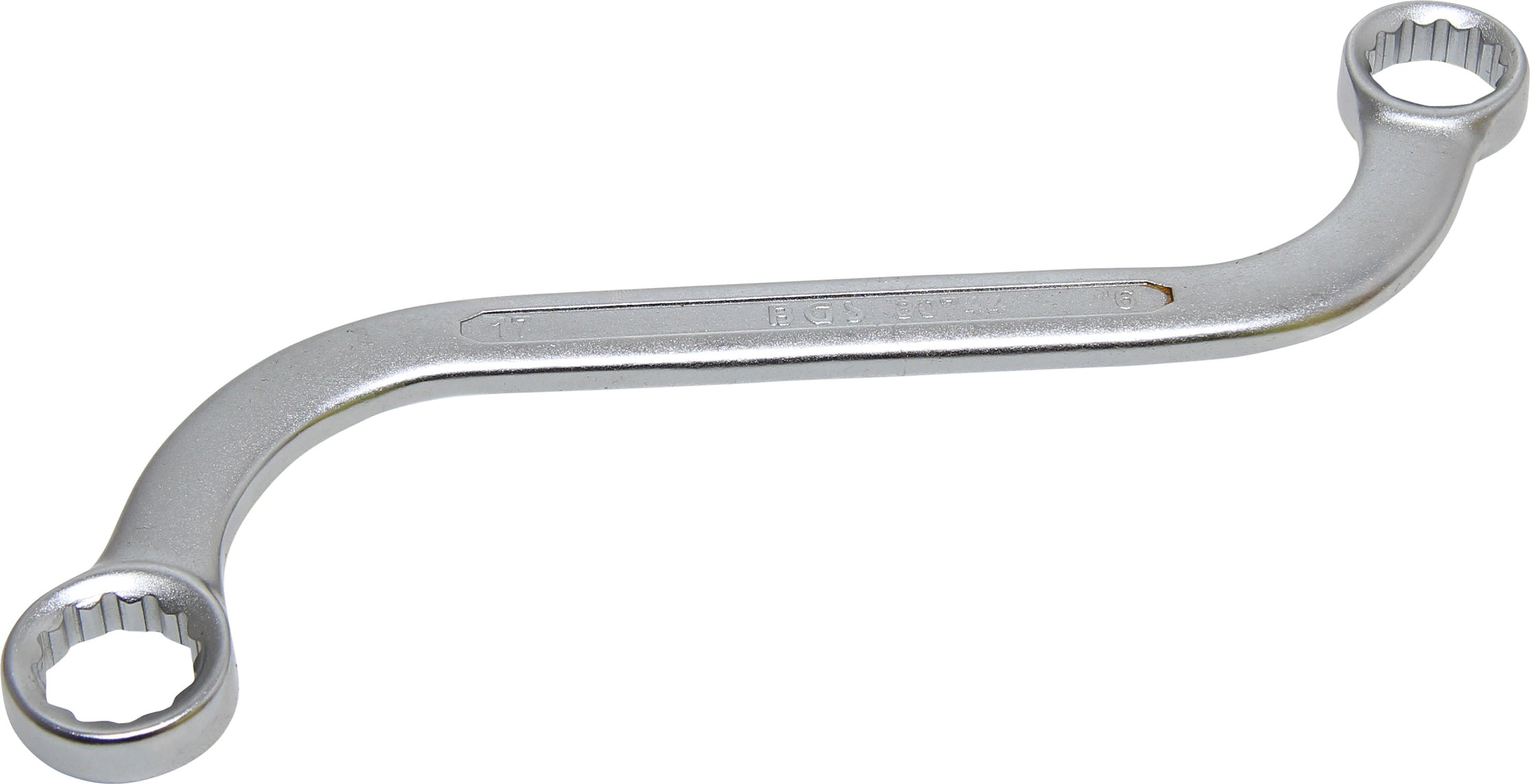 S-formet dobbelt ringnøgle Tolvpunkts | 16 x 17 mm