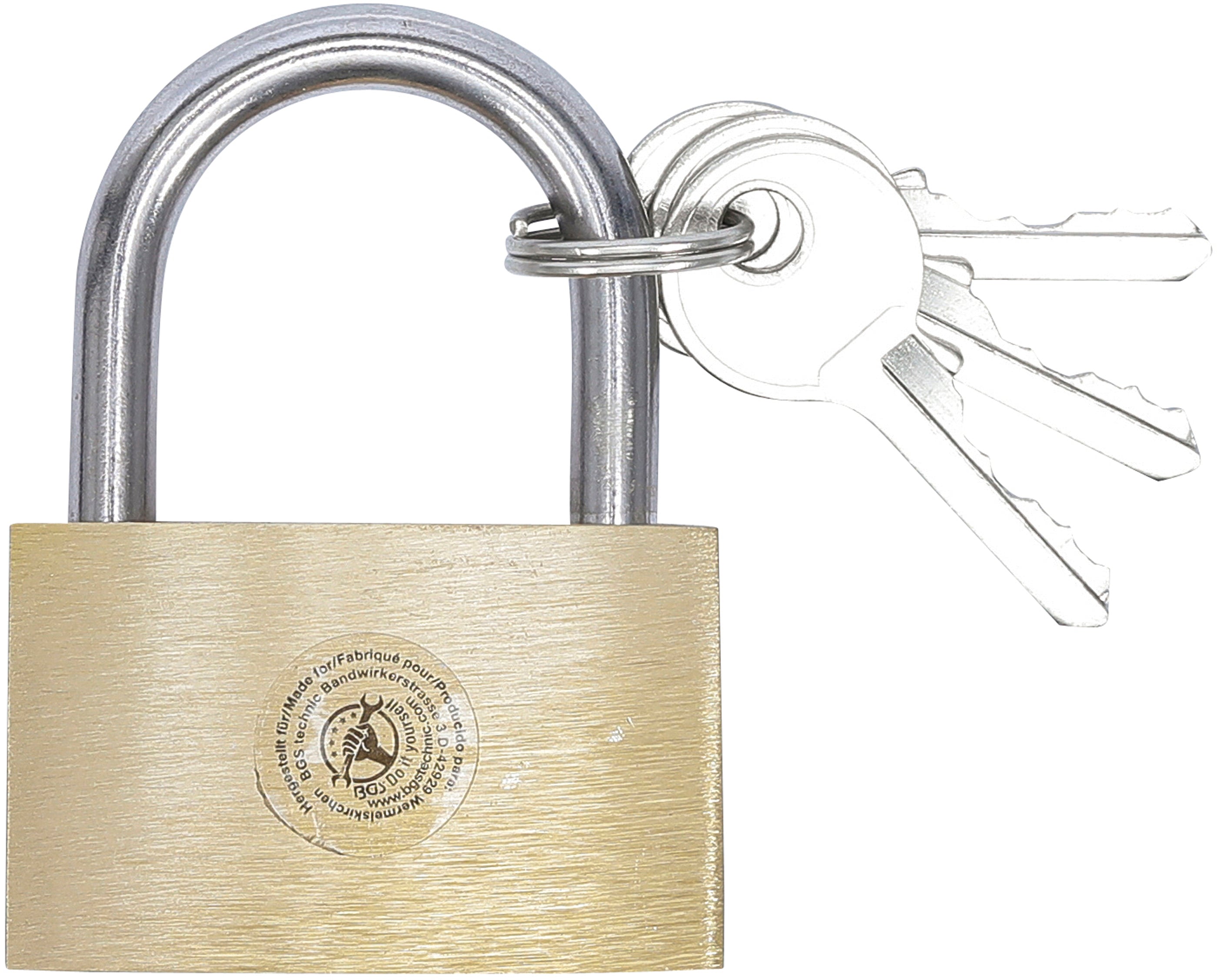 Messinghængelås | 40 mm