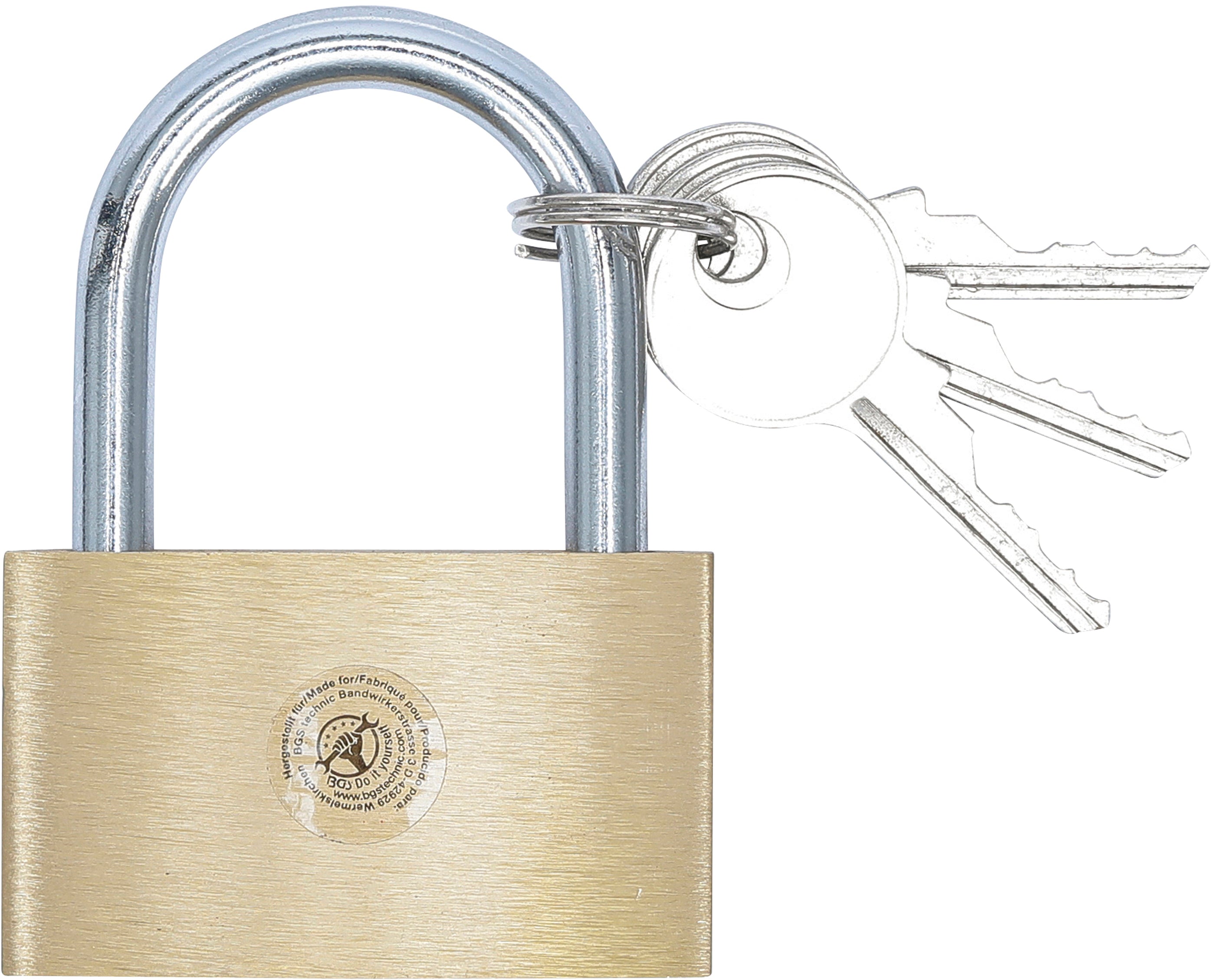 Messinghængelås | 50 mm