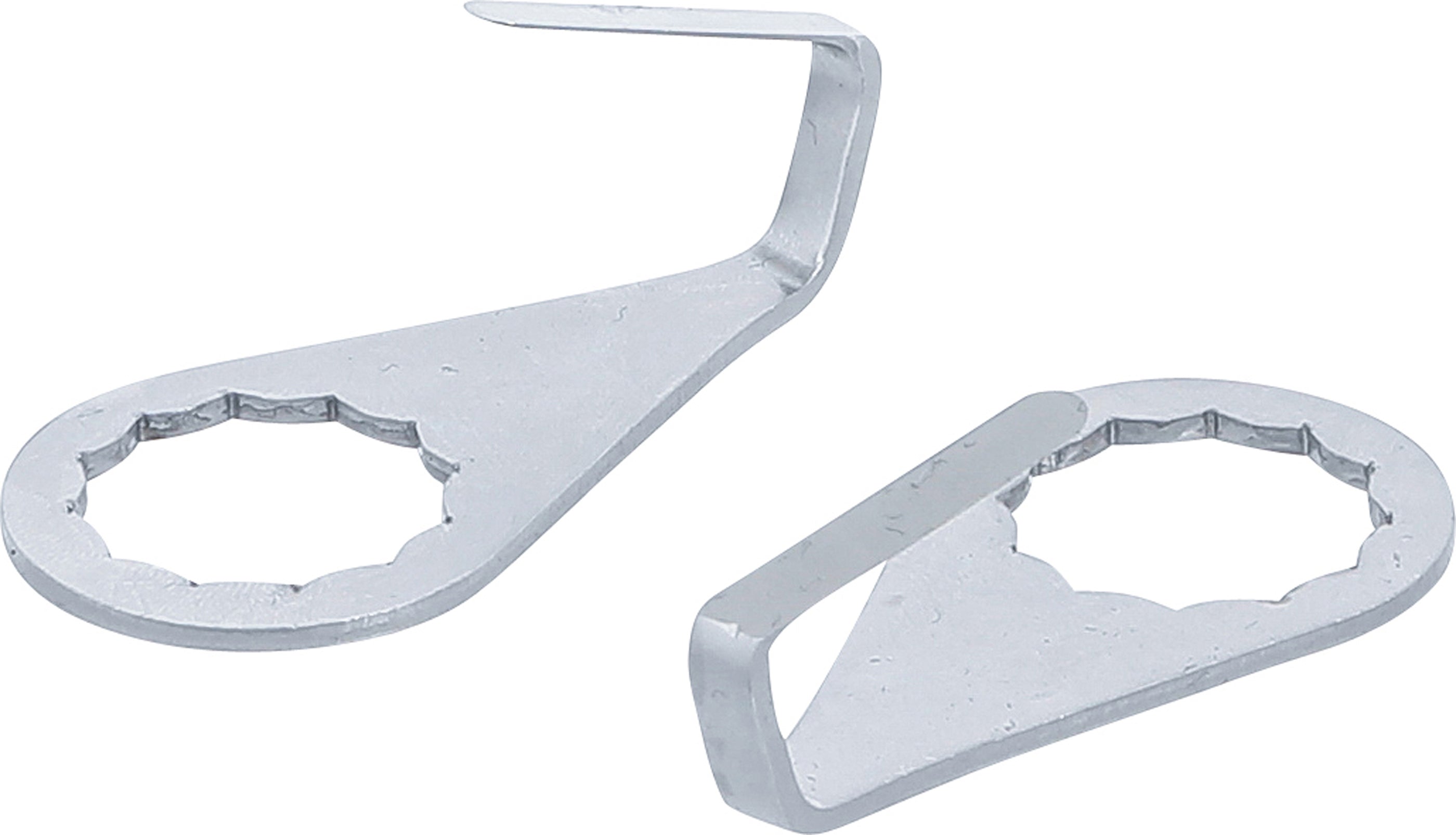 Vokskniv, halvrund | til BGS 3218, 9291 | 2 x 24 mm | 2 stk.