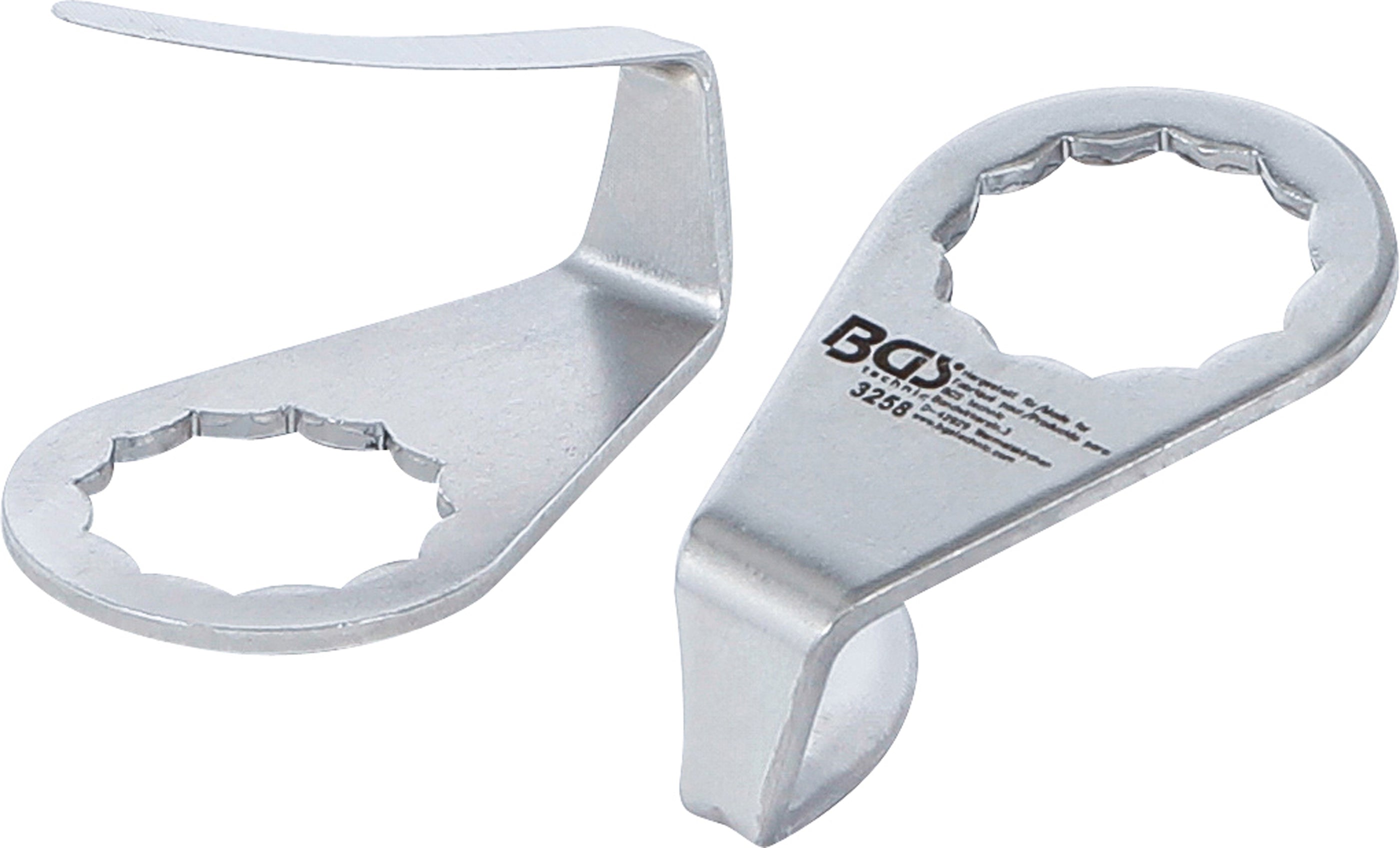 Reservekniv, halvrund | til BGS 3218 & 9291 | 2 x 36 mm | 2 stk.