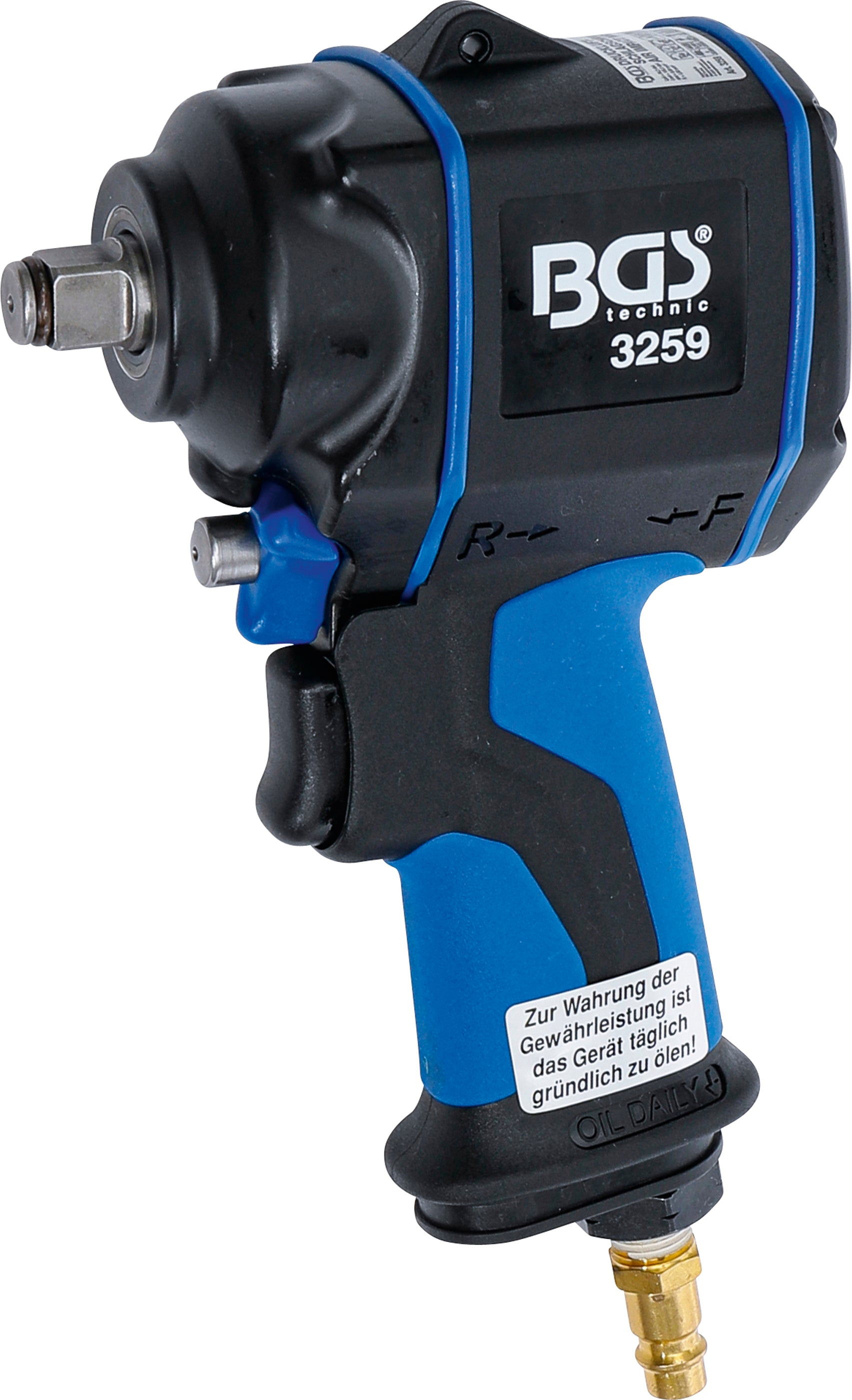 Trykluftnøgle | 12,5 mm (1/2") | 949 Nm