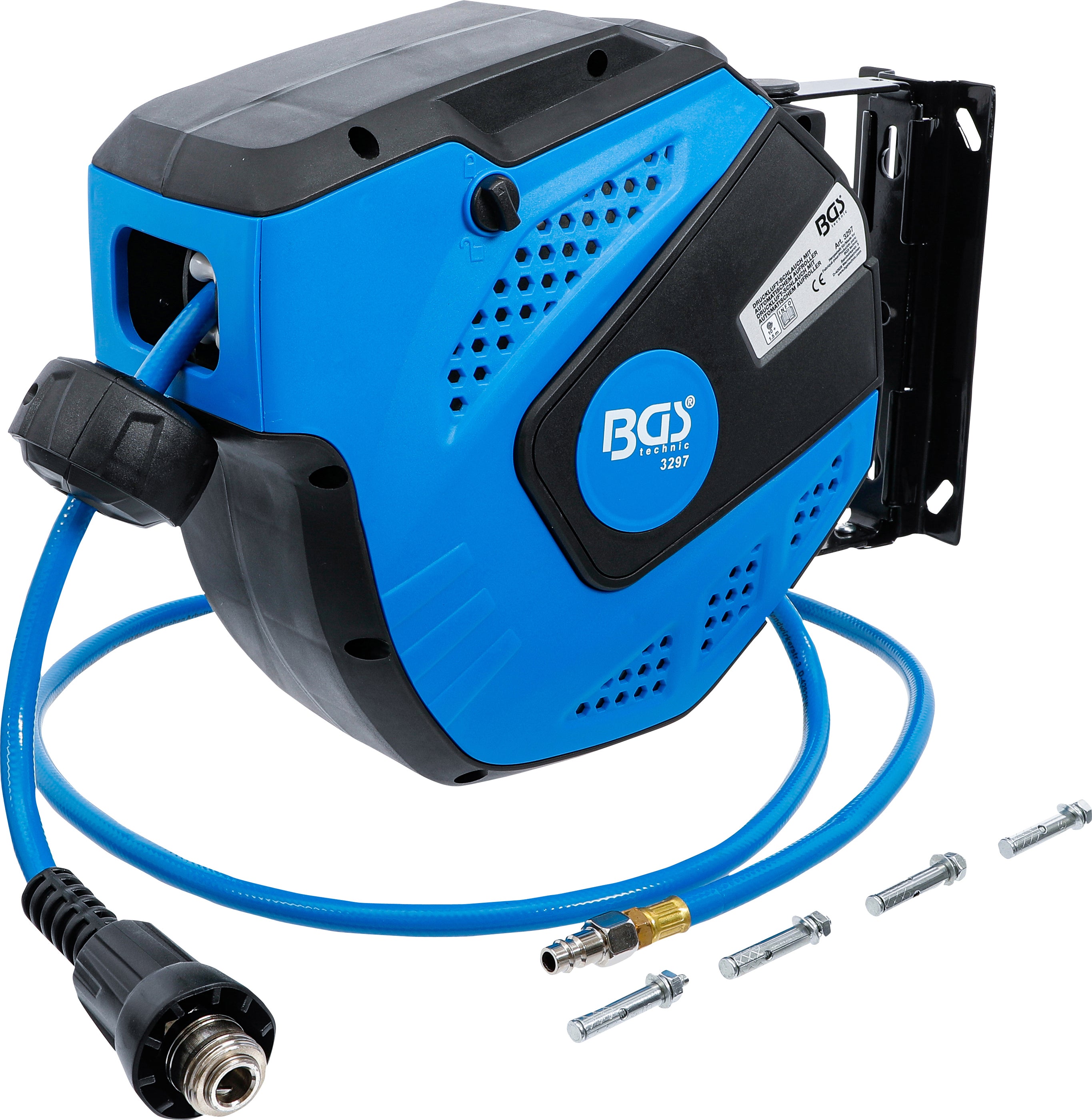 Trykluftslangeopruller | automatisk | 10 m