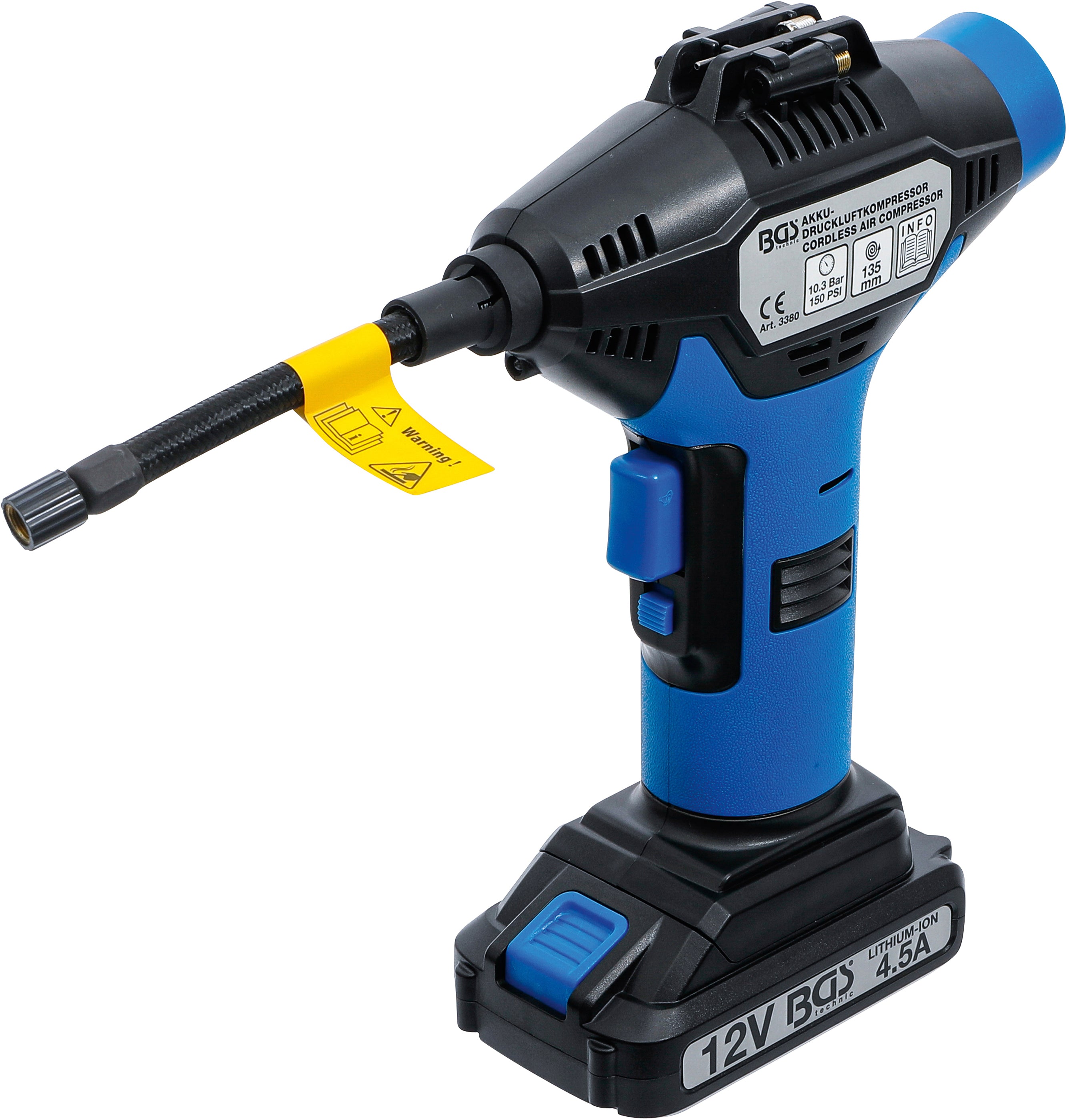 Genopladelig kompressor