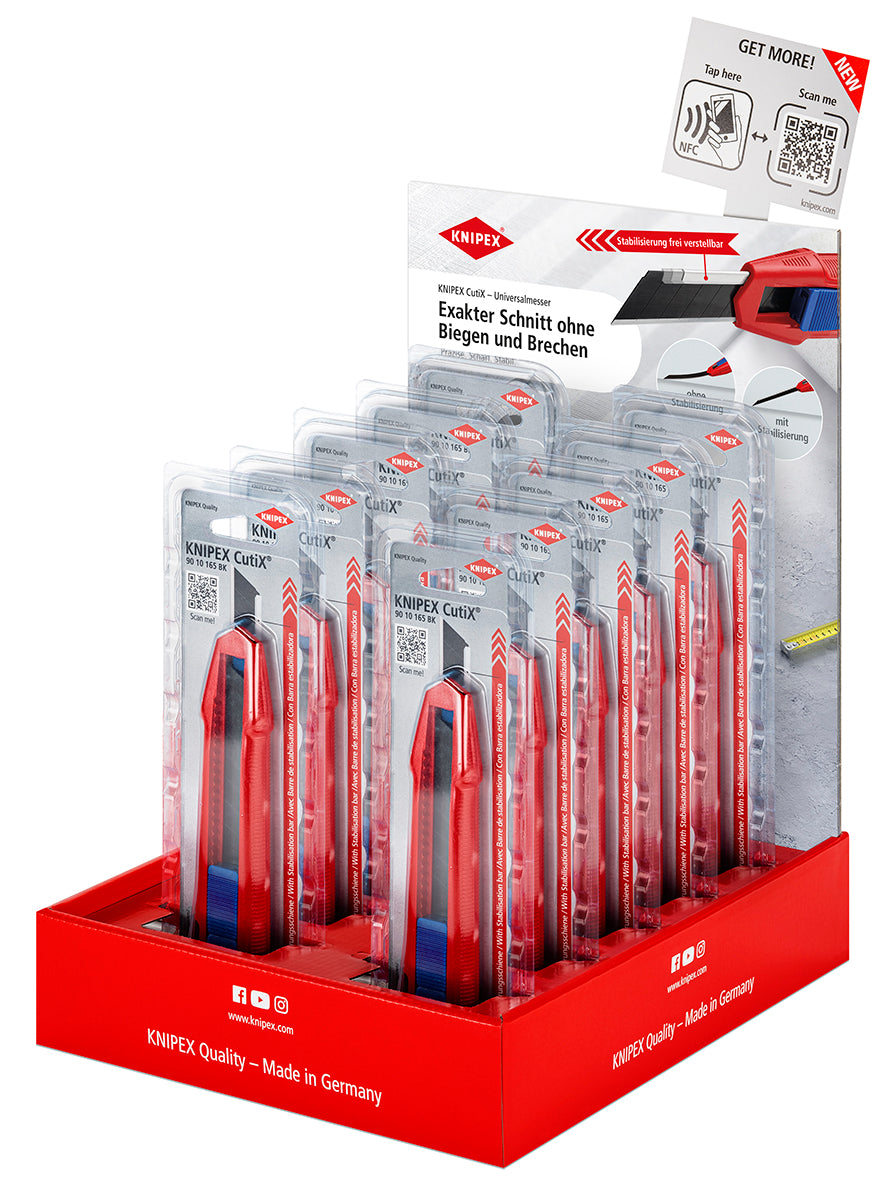KNIPEX salgsdisplay 10 x 9010165BK