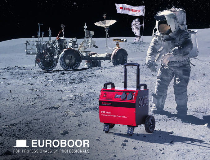 Euroboor Powerstation genopladelig maks. 3000w