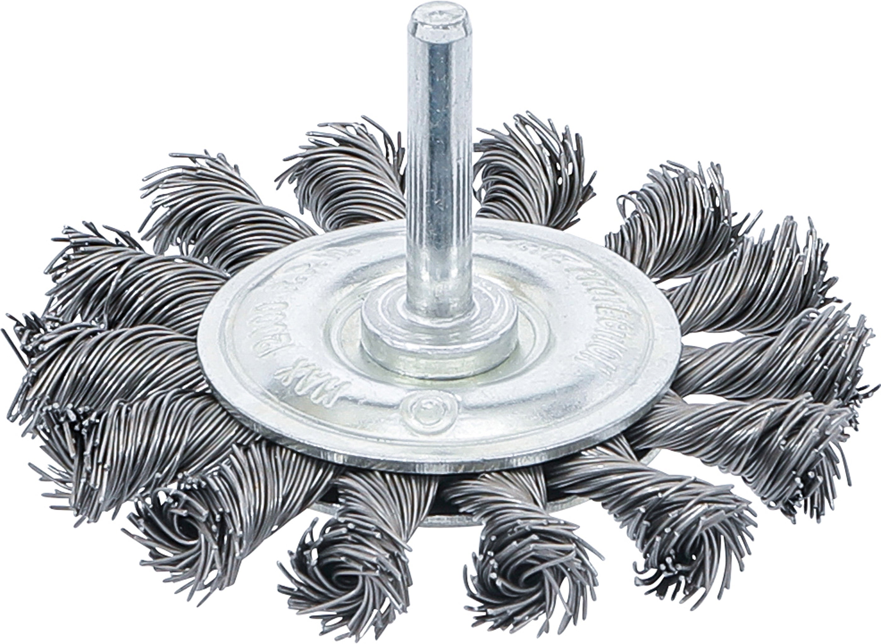 Borstrondell | Drivaxel 6 mm | gezopft | Ø 75 mm