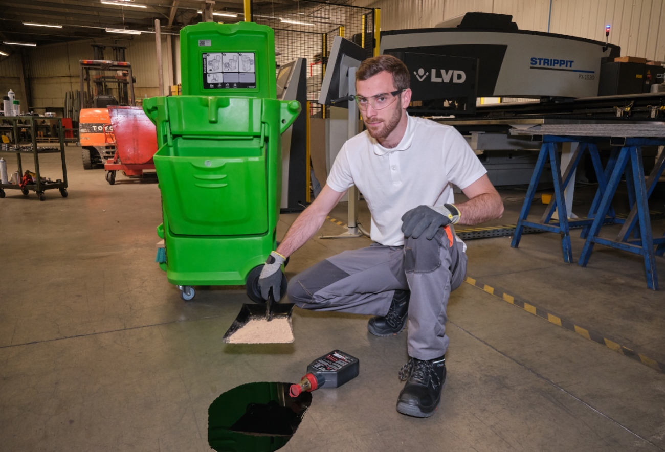 RIMAC absorberende fiberdåse 30L