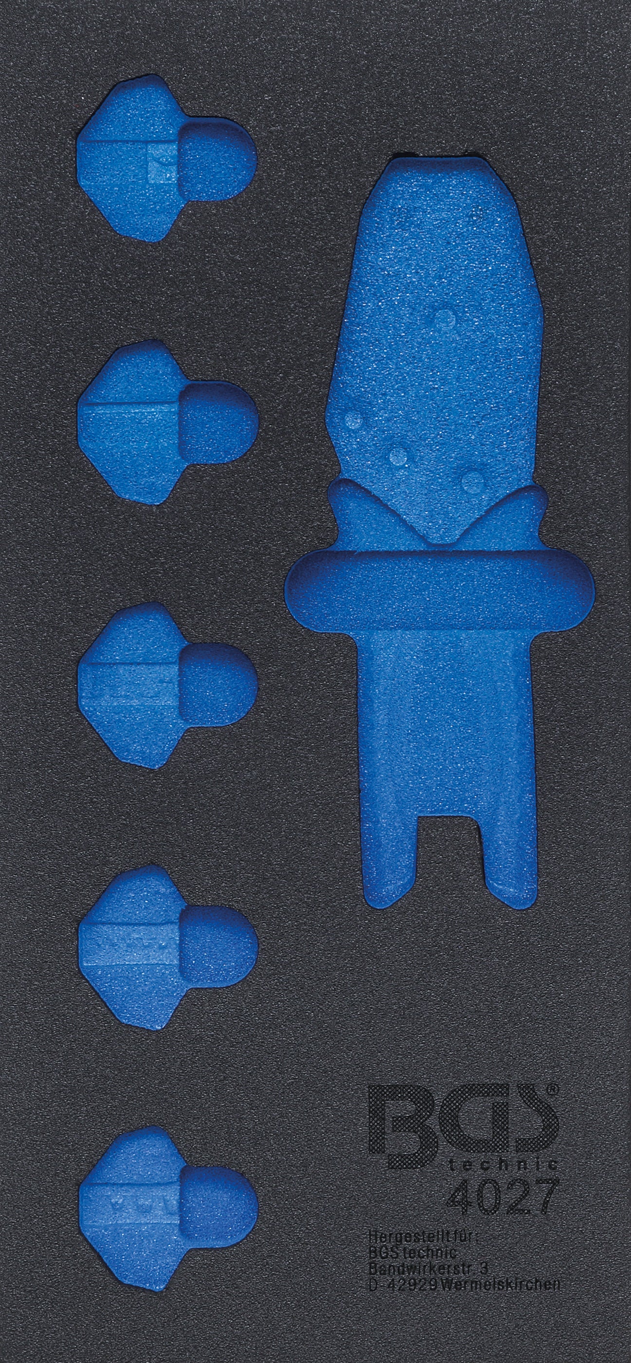 Værkstedsvognsindsats 1/3 | tom | til BGS 4027