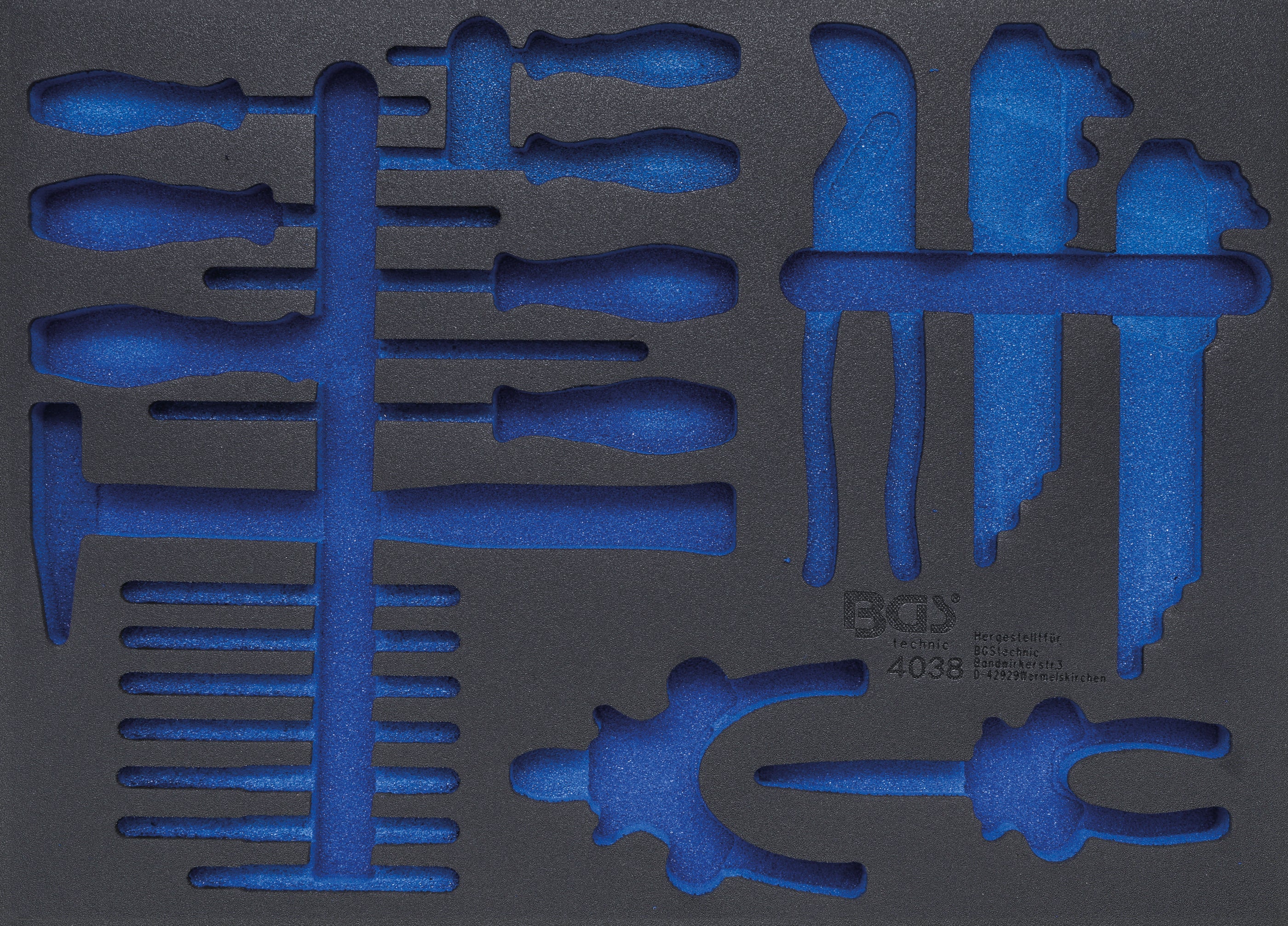 Værkstedsvognsindsats 3/3 | tom | til BGS 4038