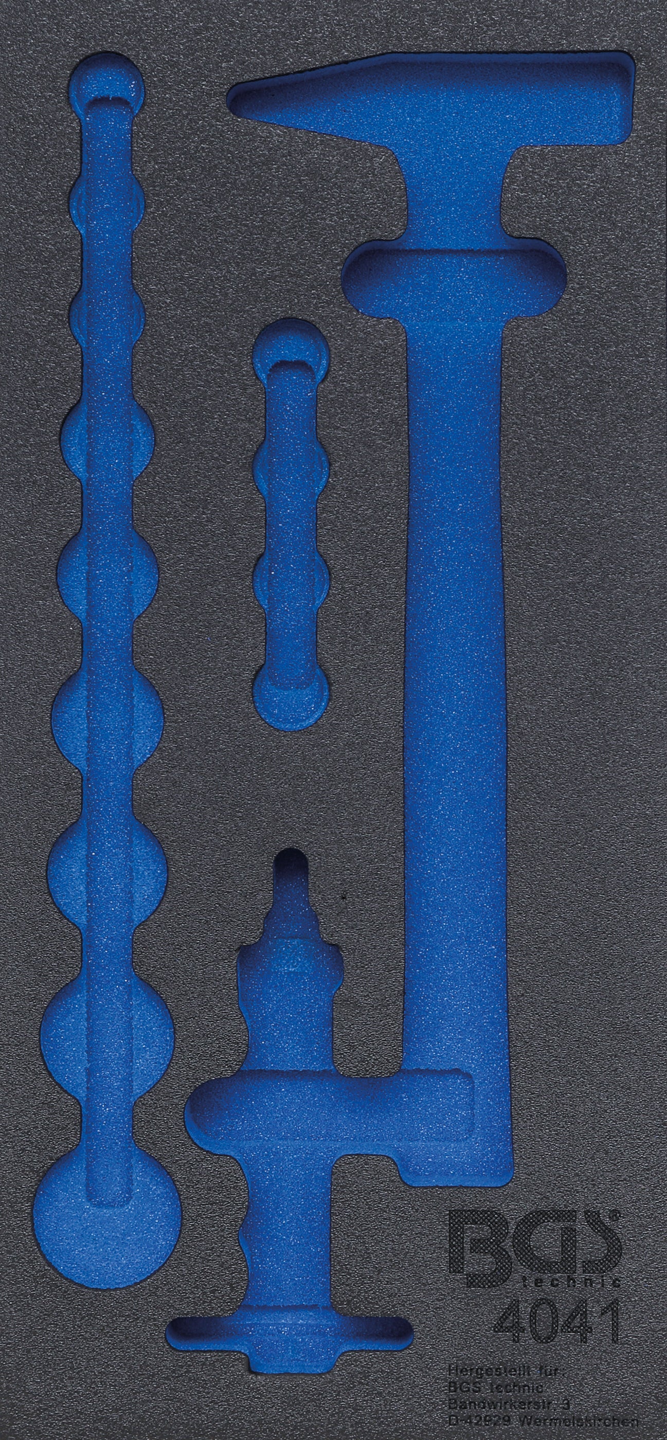 Værkstedsvognsindsats 1/3 | tom | til BGS 4041