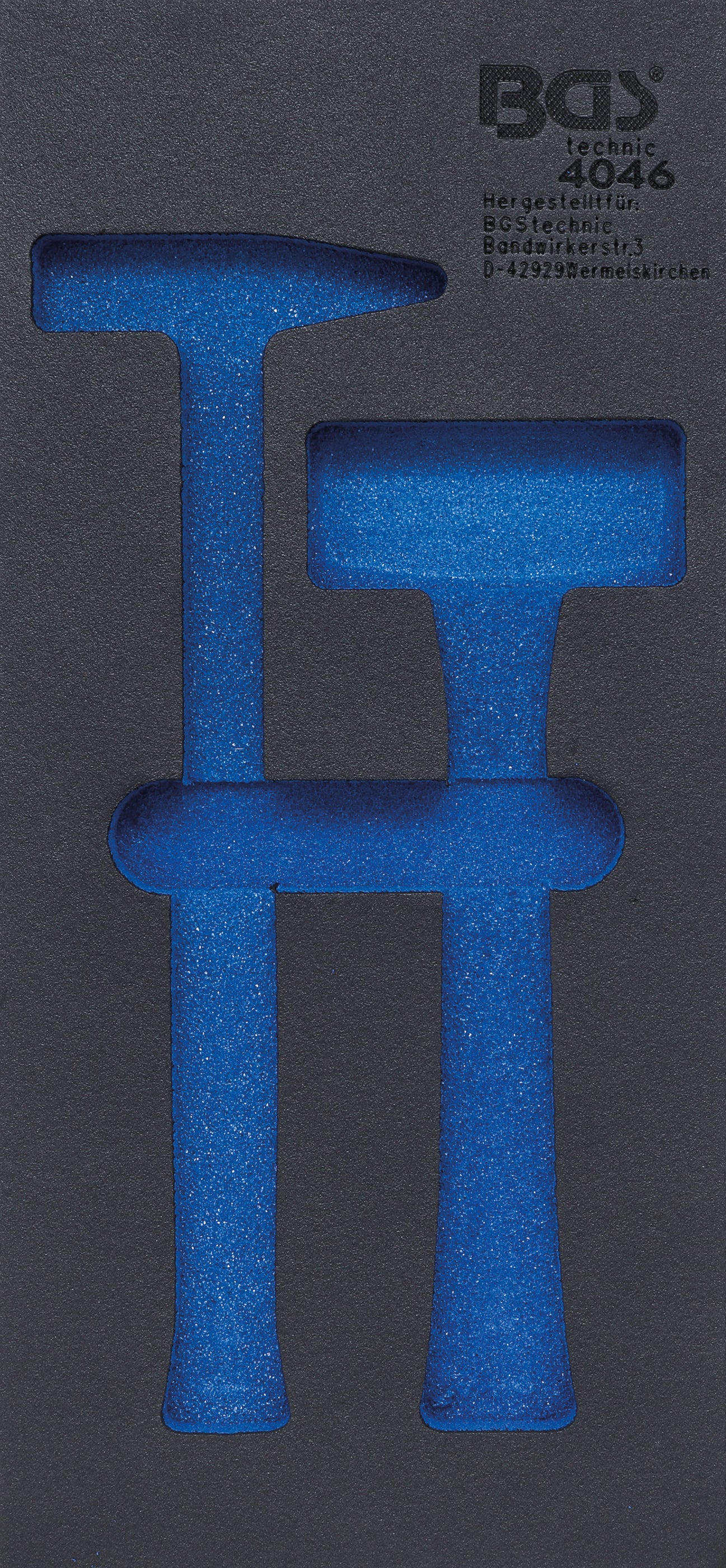 Værkstedsvognsindsats 1/3 | tom | til BGS 4046