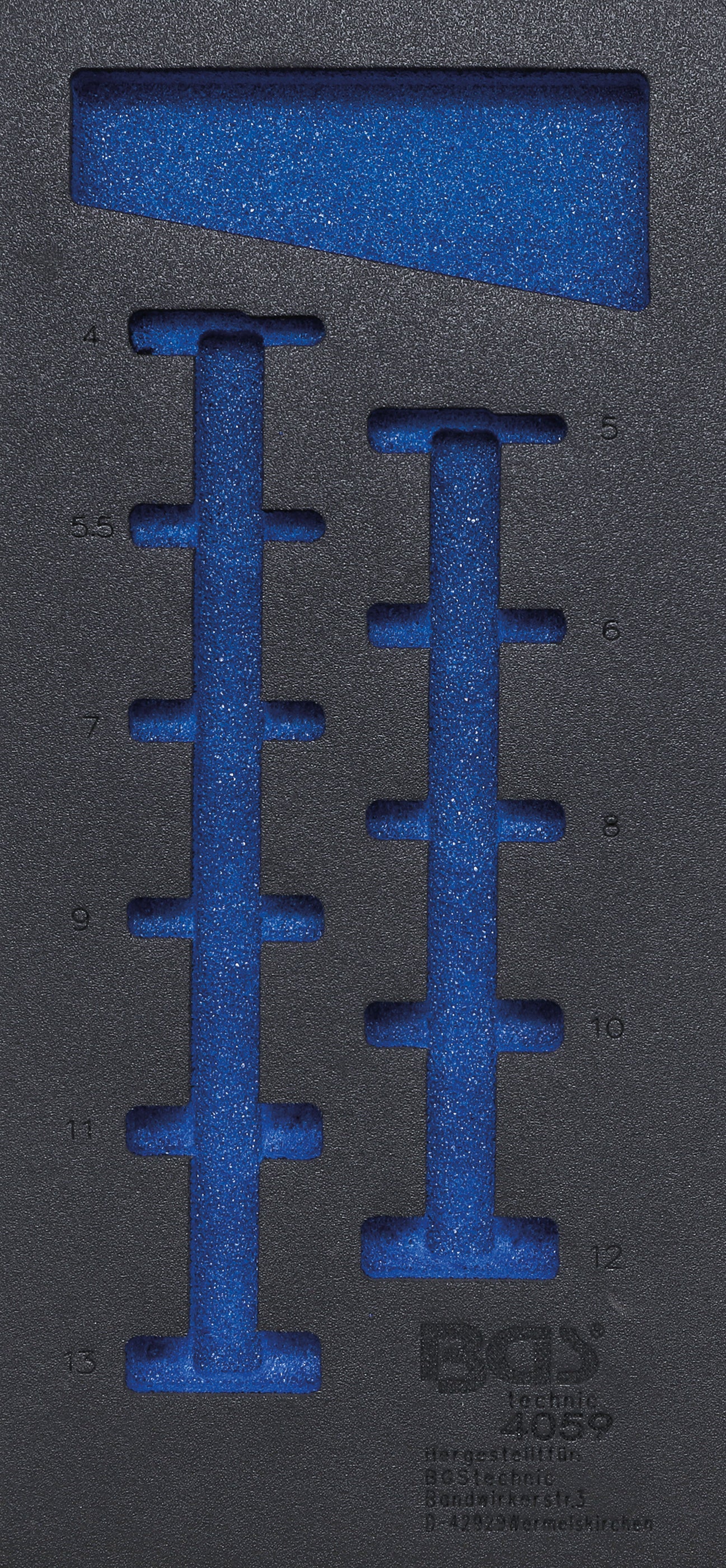 Værkstedsvognsindsats 1/3 | tom | til BGS 4059