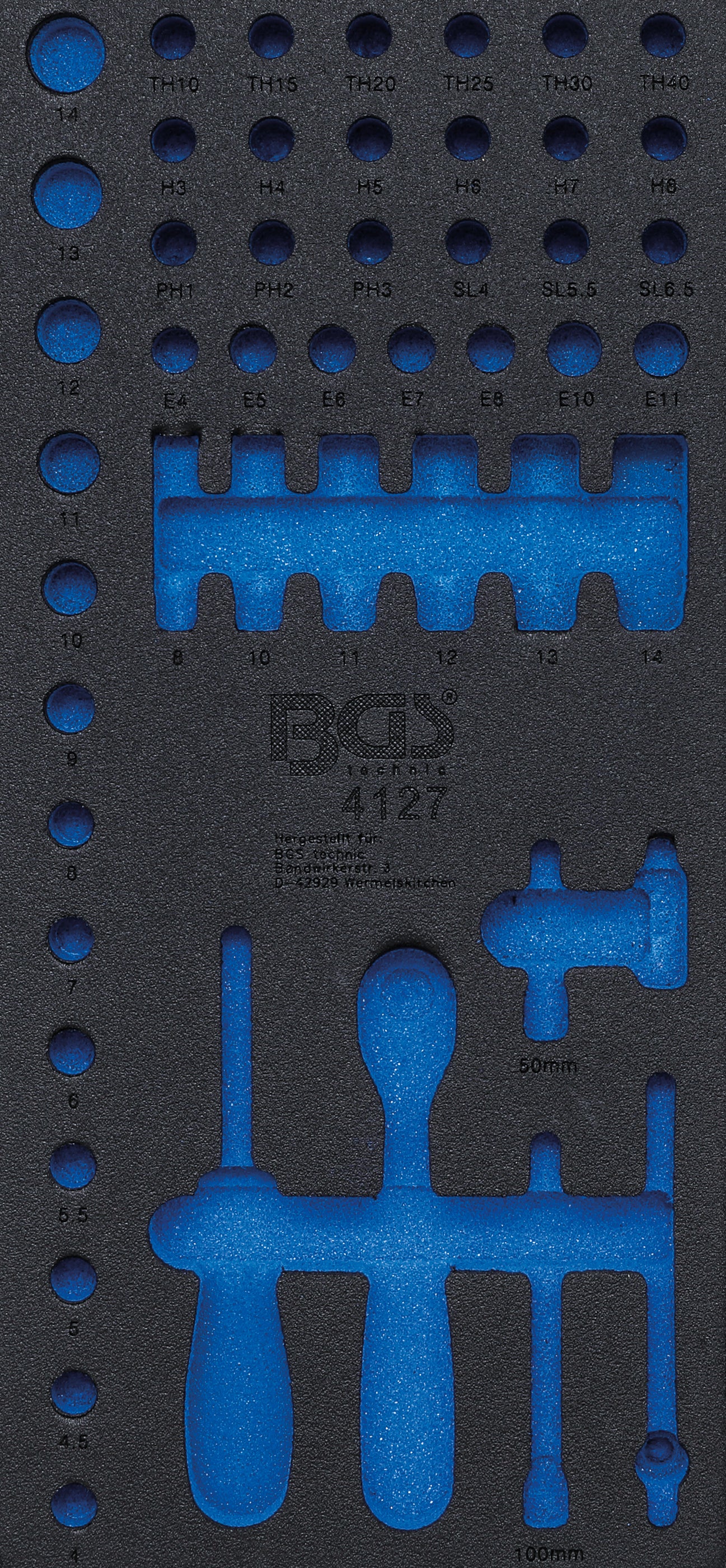 Værkstedsvognsindsats 1/3 | tom | til BGS 4127