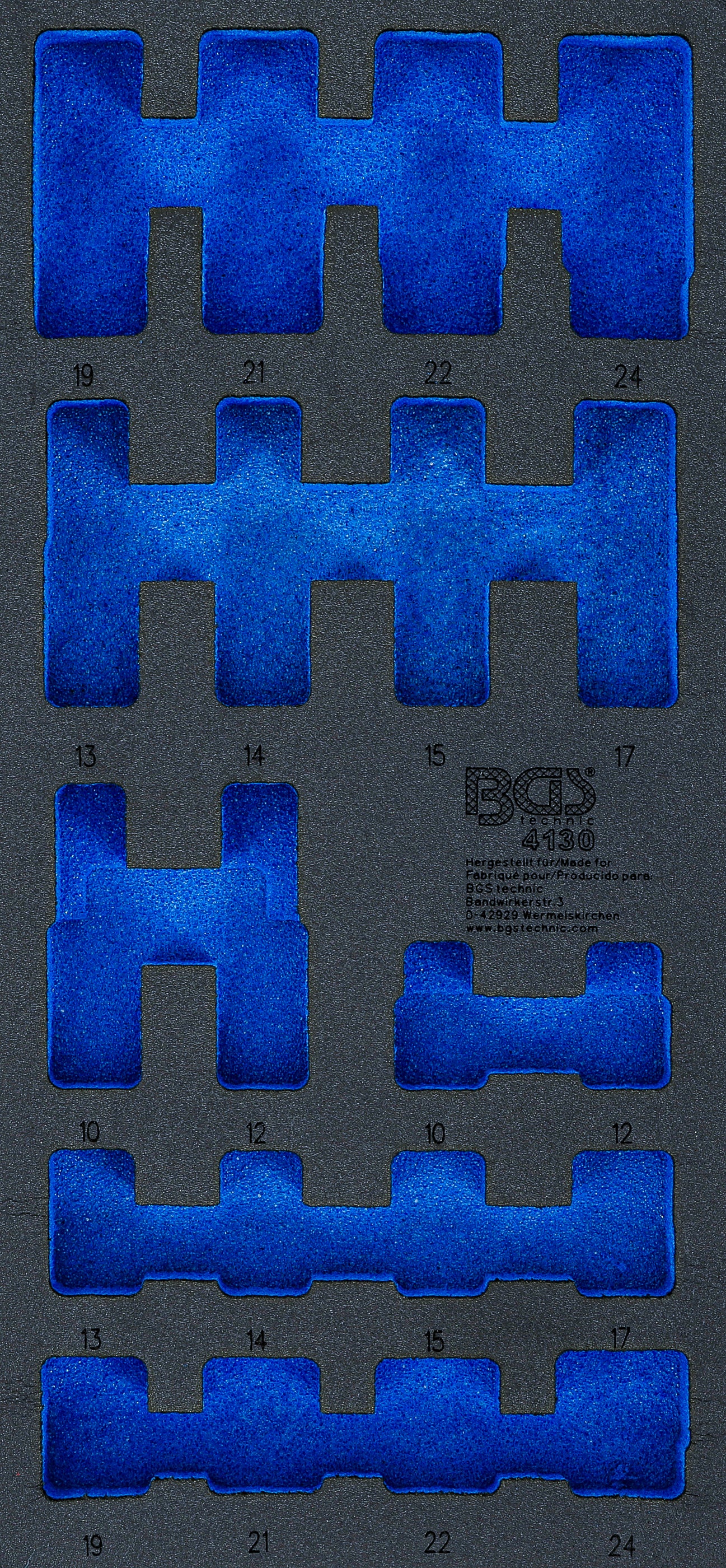 Værkstedsvognsindsats 1/3 | tom | til BGS 4130
