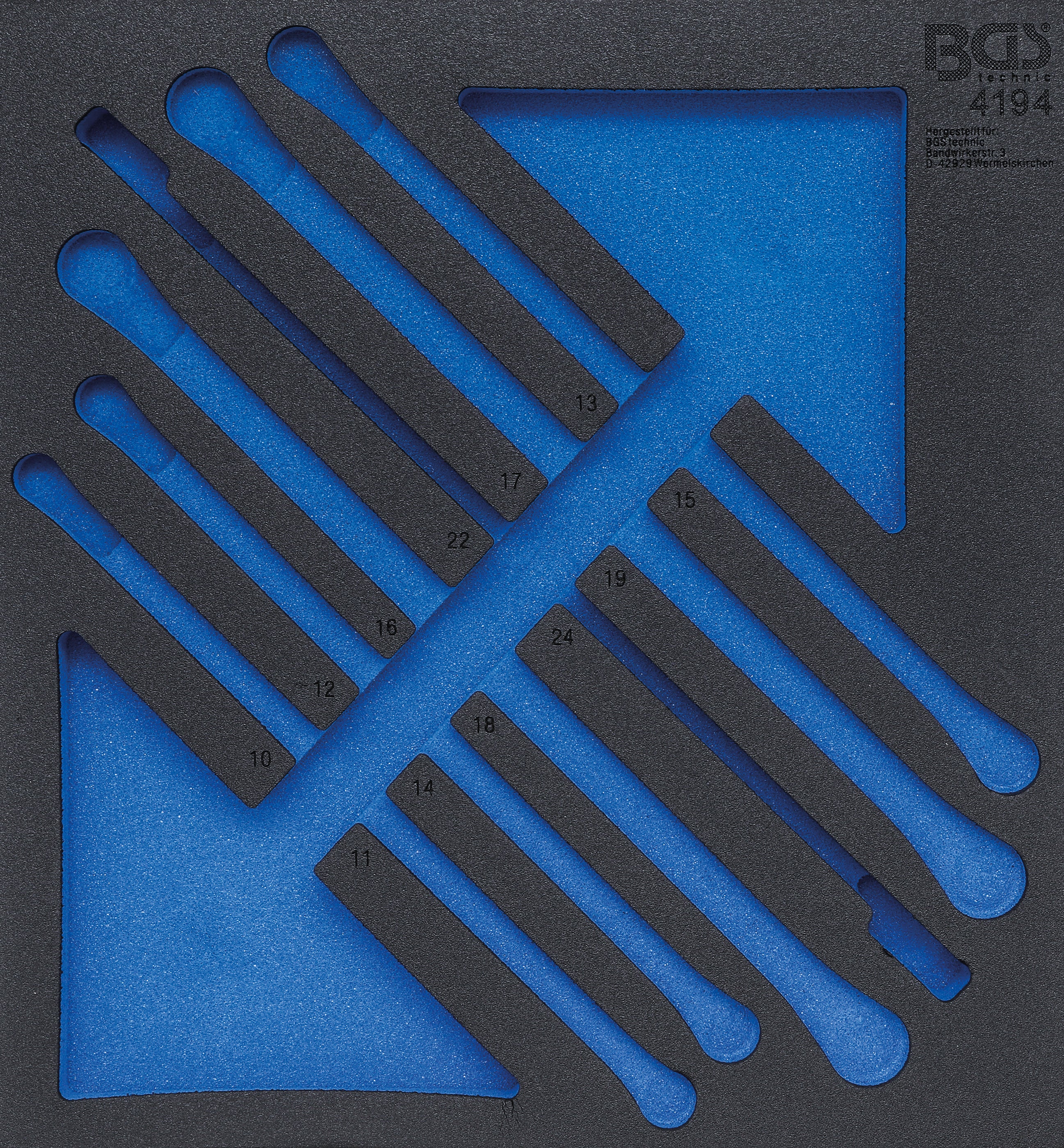 Værkstedsvognsindsats 2/3 | tom | til BGS 4194