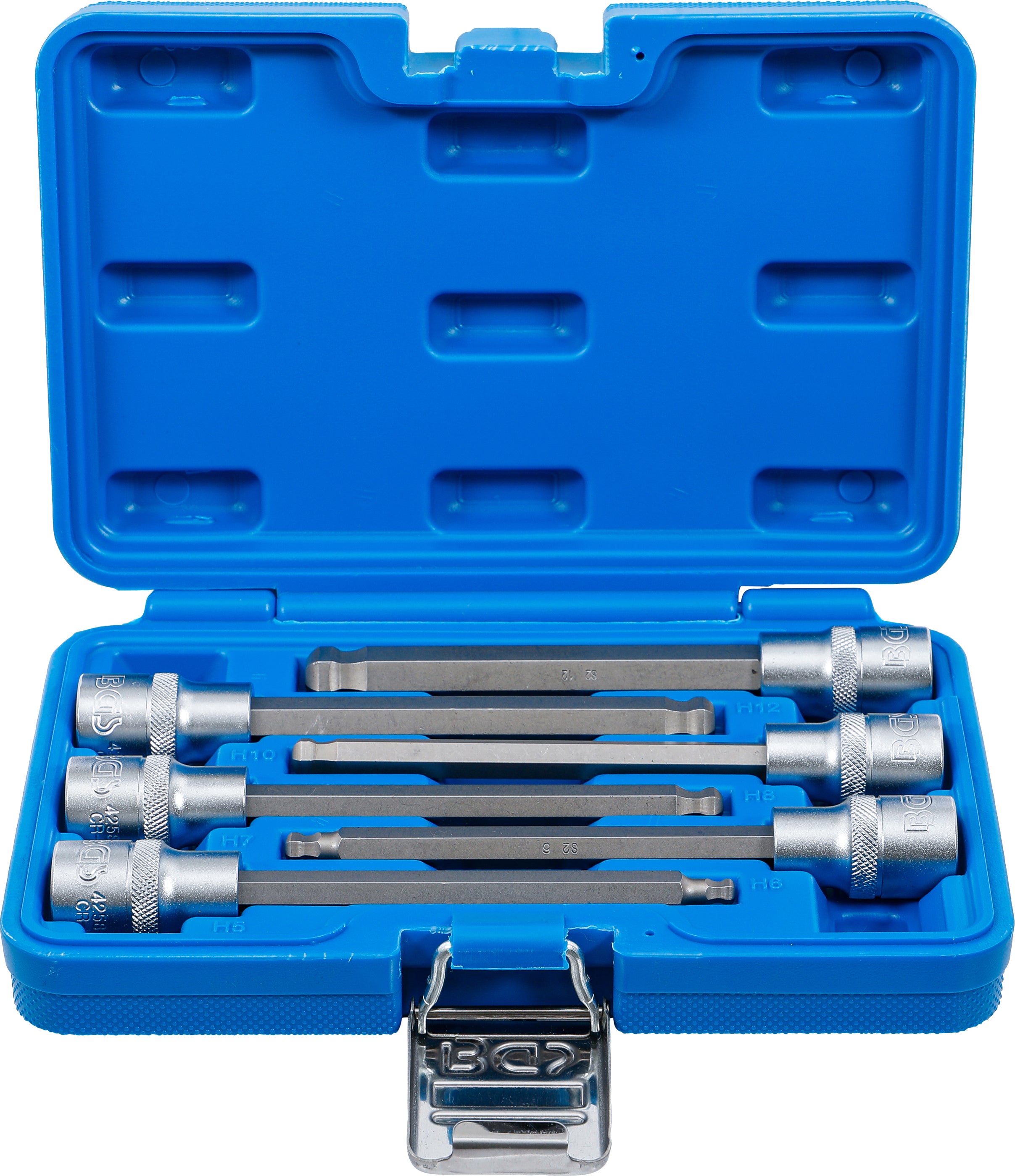 Bit-indsatssæt | 12,5 mm (1/2") | Unbrako-top med kuglehoved 5 - 12 mm | 6 dele