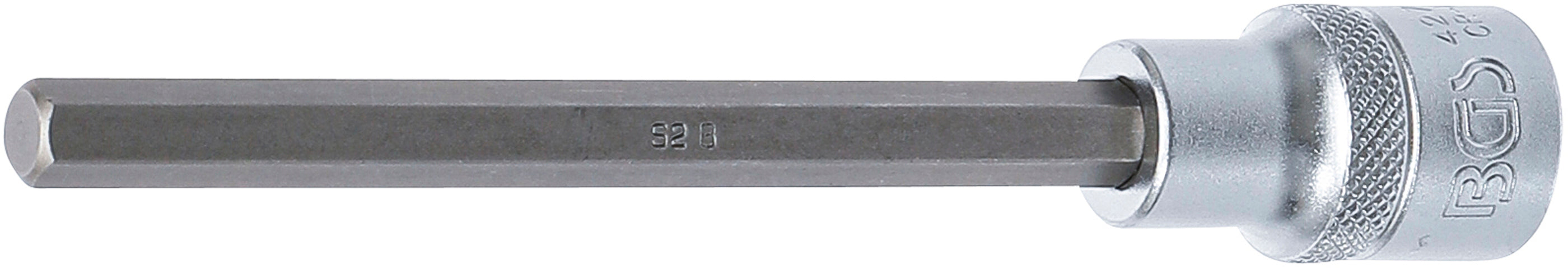 Bit-Insats | Längd 140 mm | 12,5 mm (1/2") | Inre sexkant 8 mm