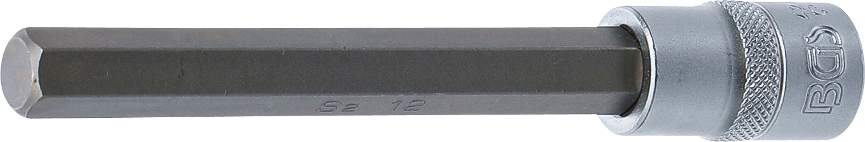 Bit-Insats | Längd 140 mm | 12,5 mm (1/2") | Inre sexkant 12 mm