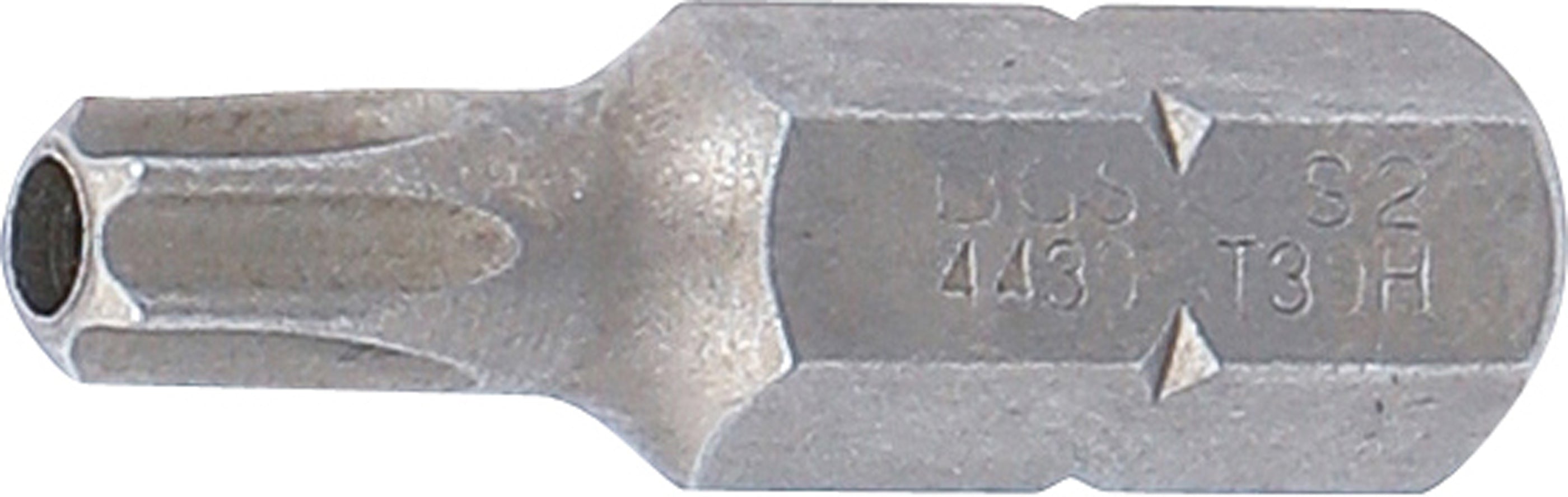 Bit | Længde 30 mm | Udvendig sekskant 8 mm (5/16") | T-profil (til Torx) med boring T30