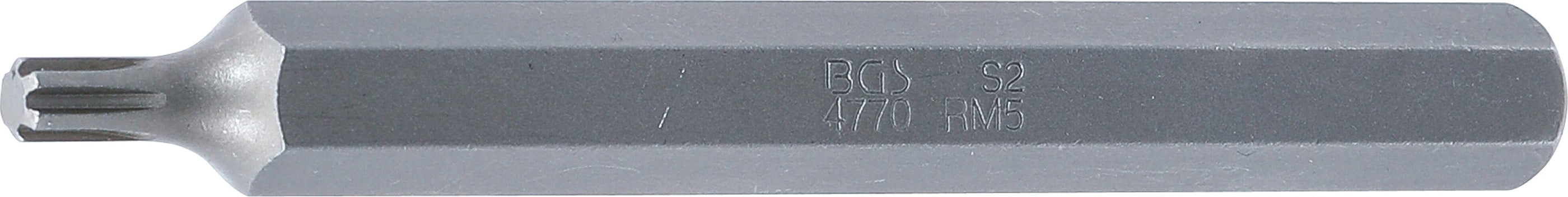 Bit | Længde 100 mm | Udvendig sekskant 10 mm (3/8") | Kileprofil (til RIBE) M5