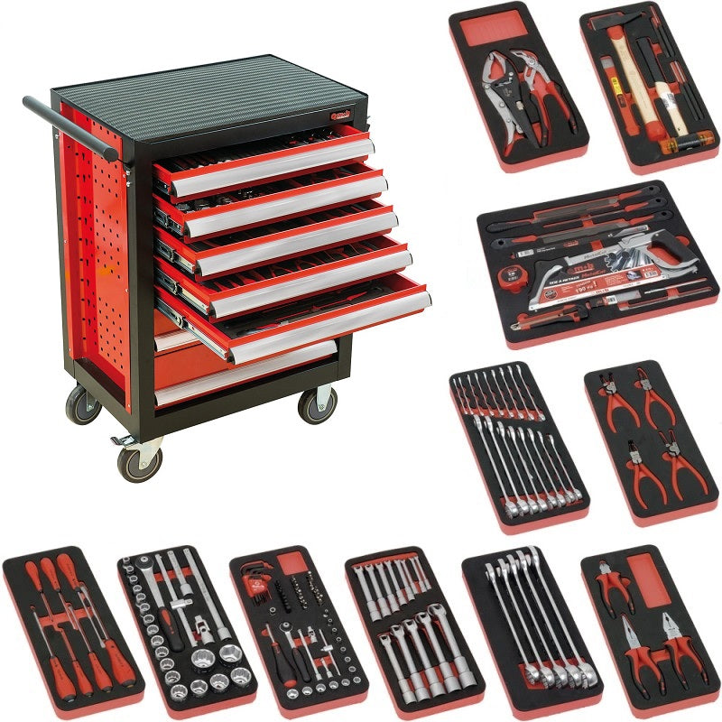 Baseliner verkygsvagn inkl 173 verktyg