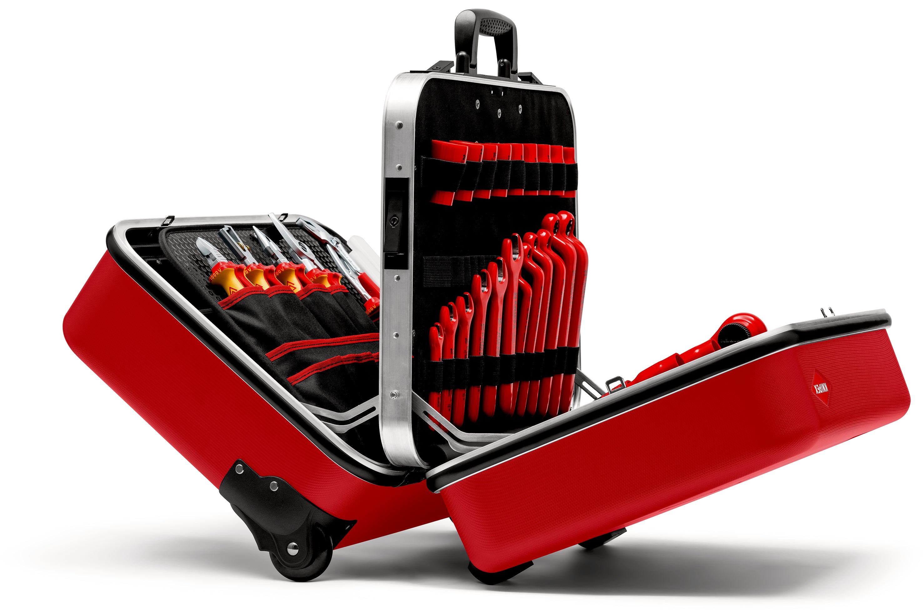 KNIPEX Værktøjstaske "BIG Twin Move RED" Elektrisk kompetence