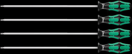 WERA 367/4 HF 300 mm Screwdriver set Kraftform TORX, holding function 367 TORX® HF 1 x TX 20x300; 1