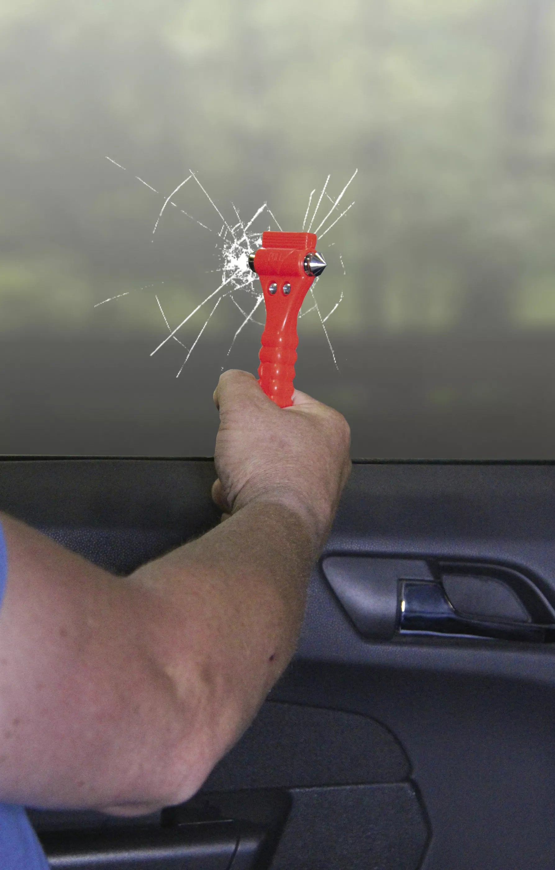 Nødhammer med bæltekniv | 170 mm